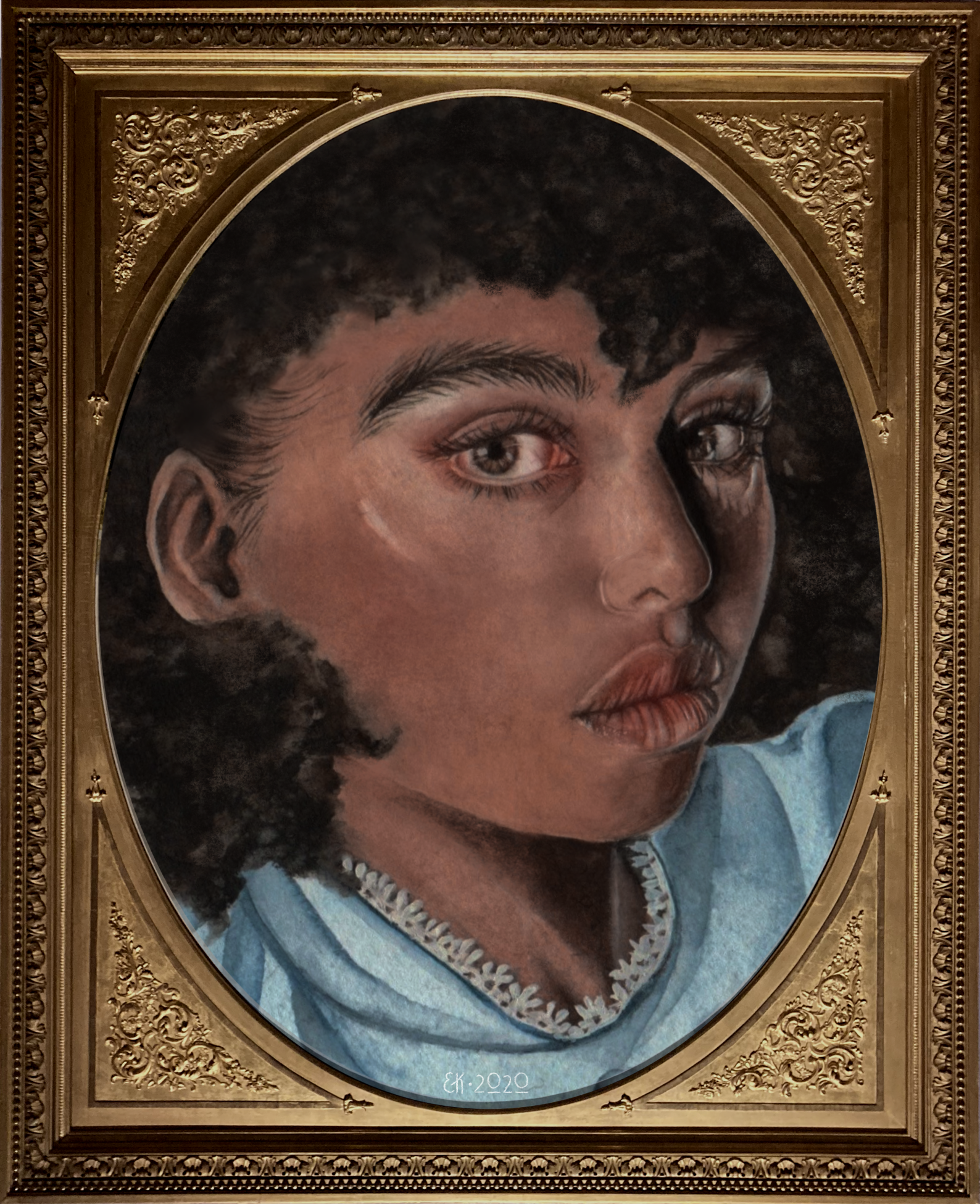 "Sophie", Watercolor on Paper [sold]