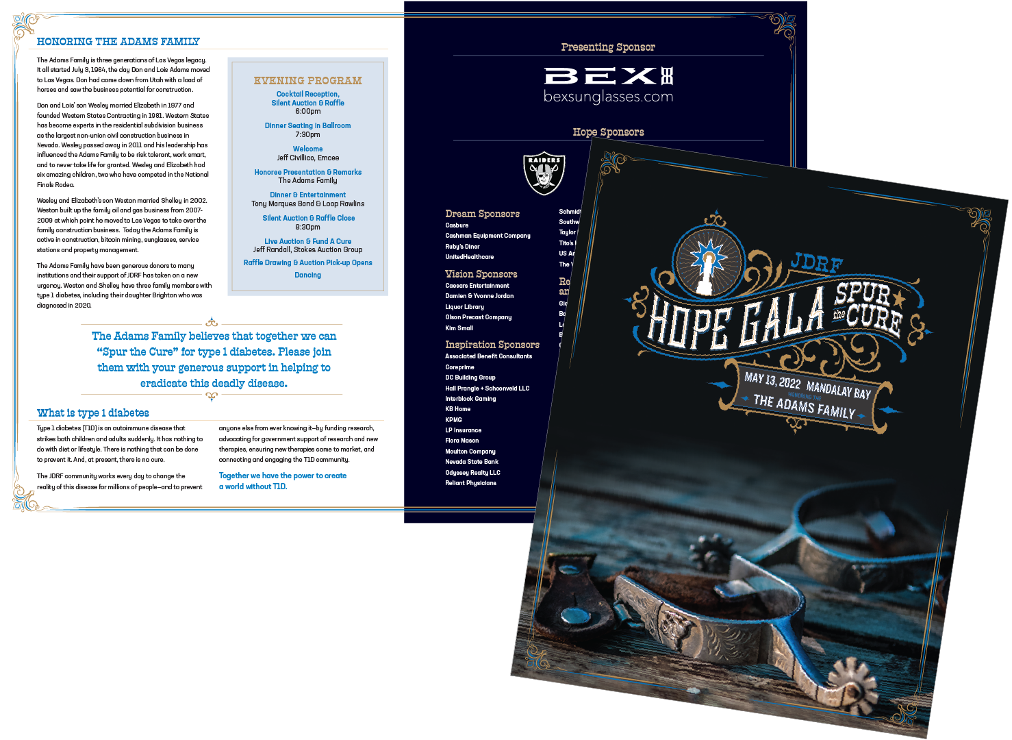 Event program booklet.