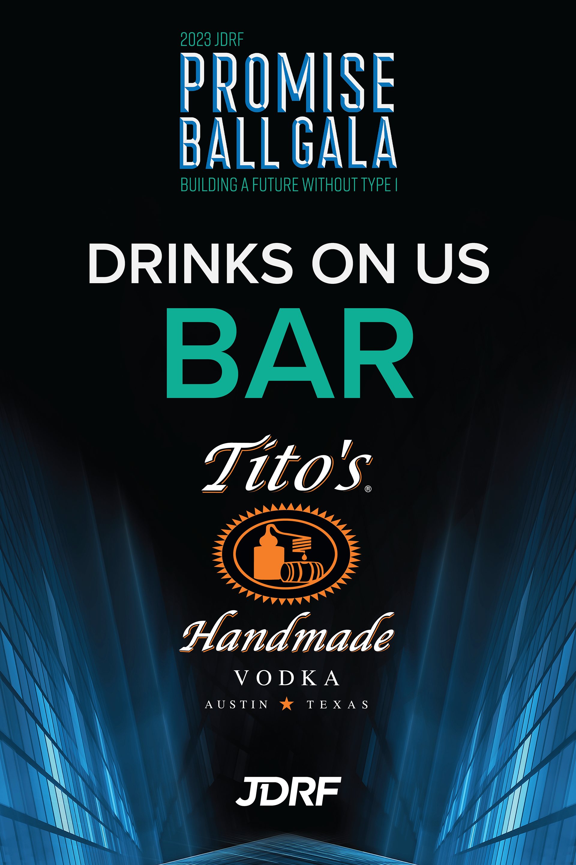Print | Way-finding signage for cocktail reception