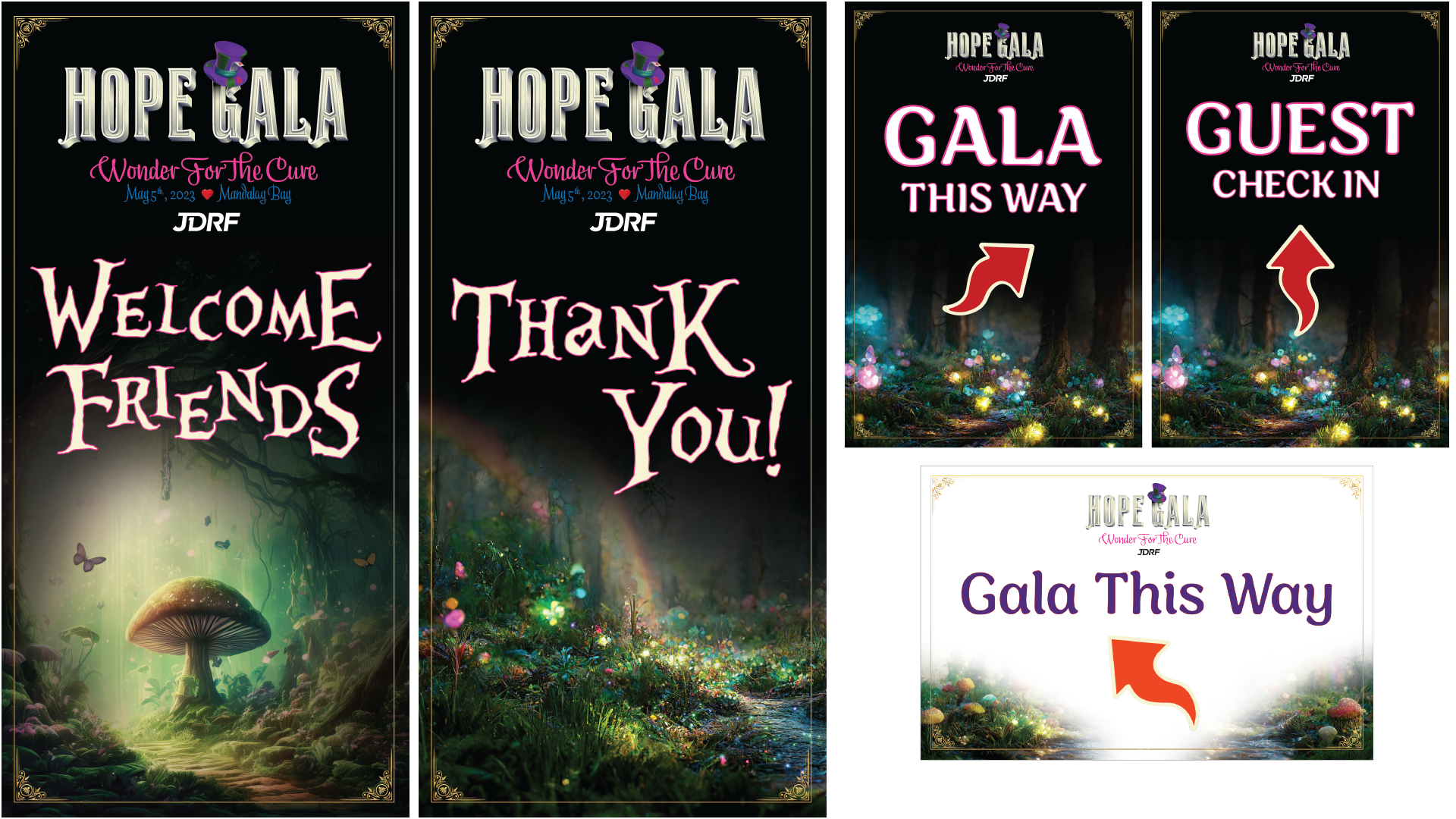 Directional signage.