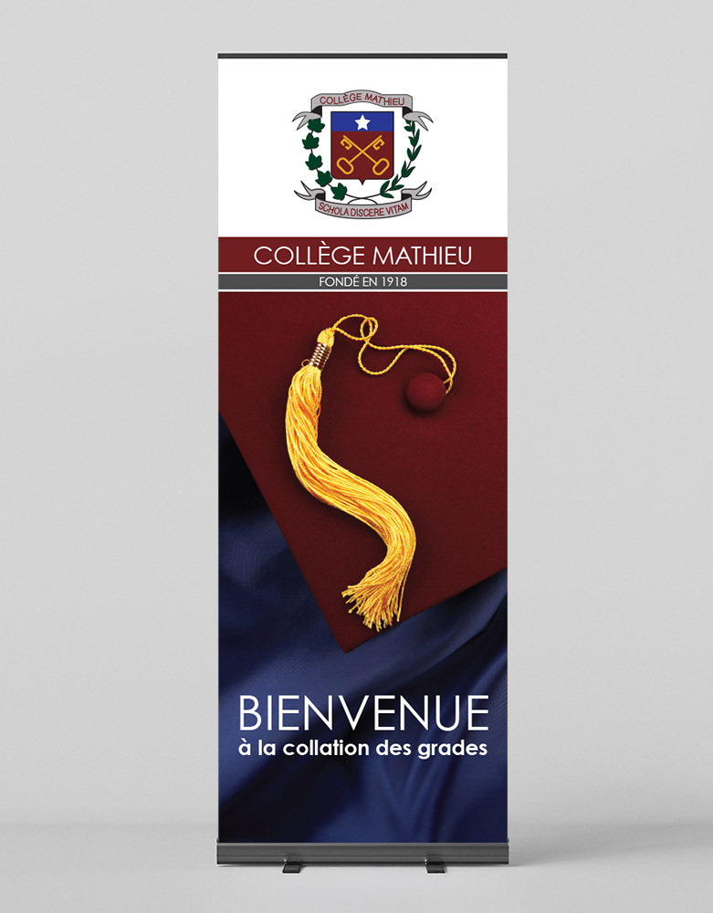 Roll-up banner | Bannière enroulable