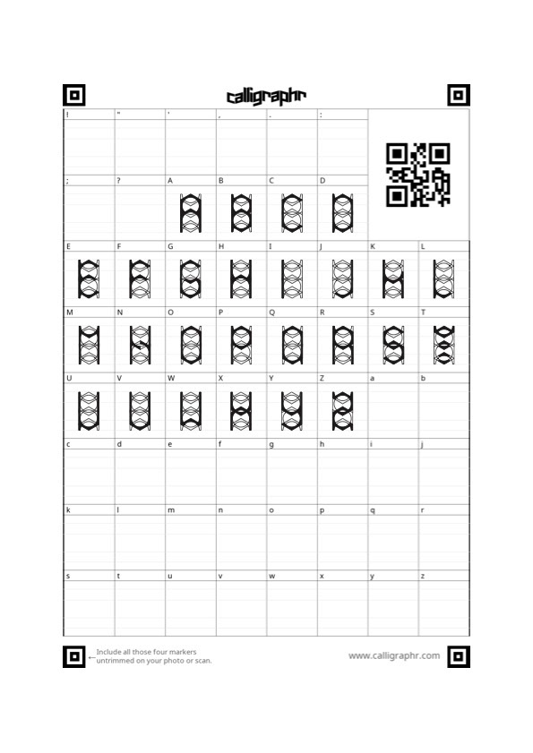 Ontwerp proces lettertype Moer - 2020