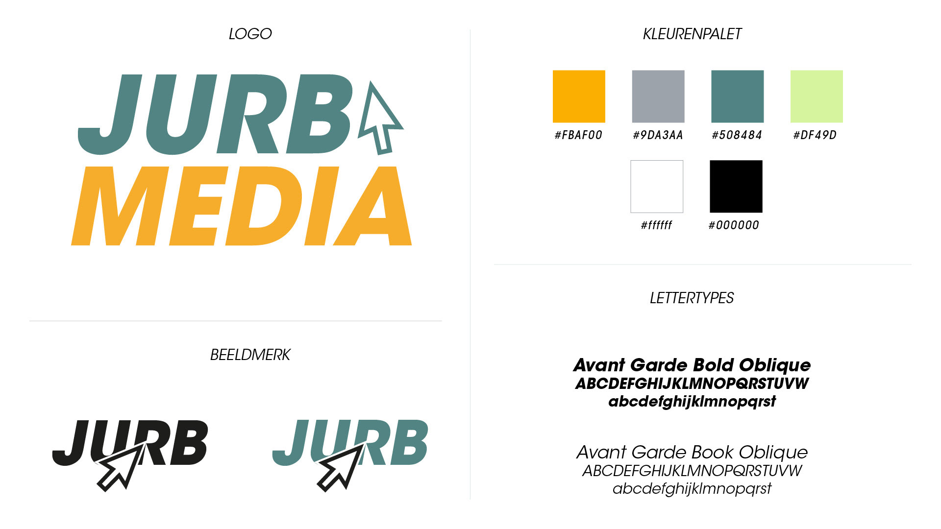 Huisstijl Team school project - JURB Media