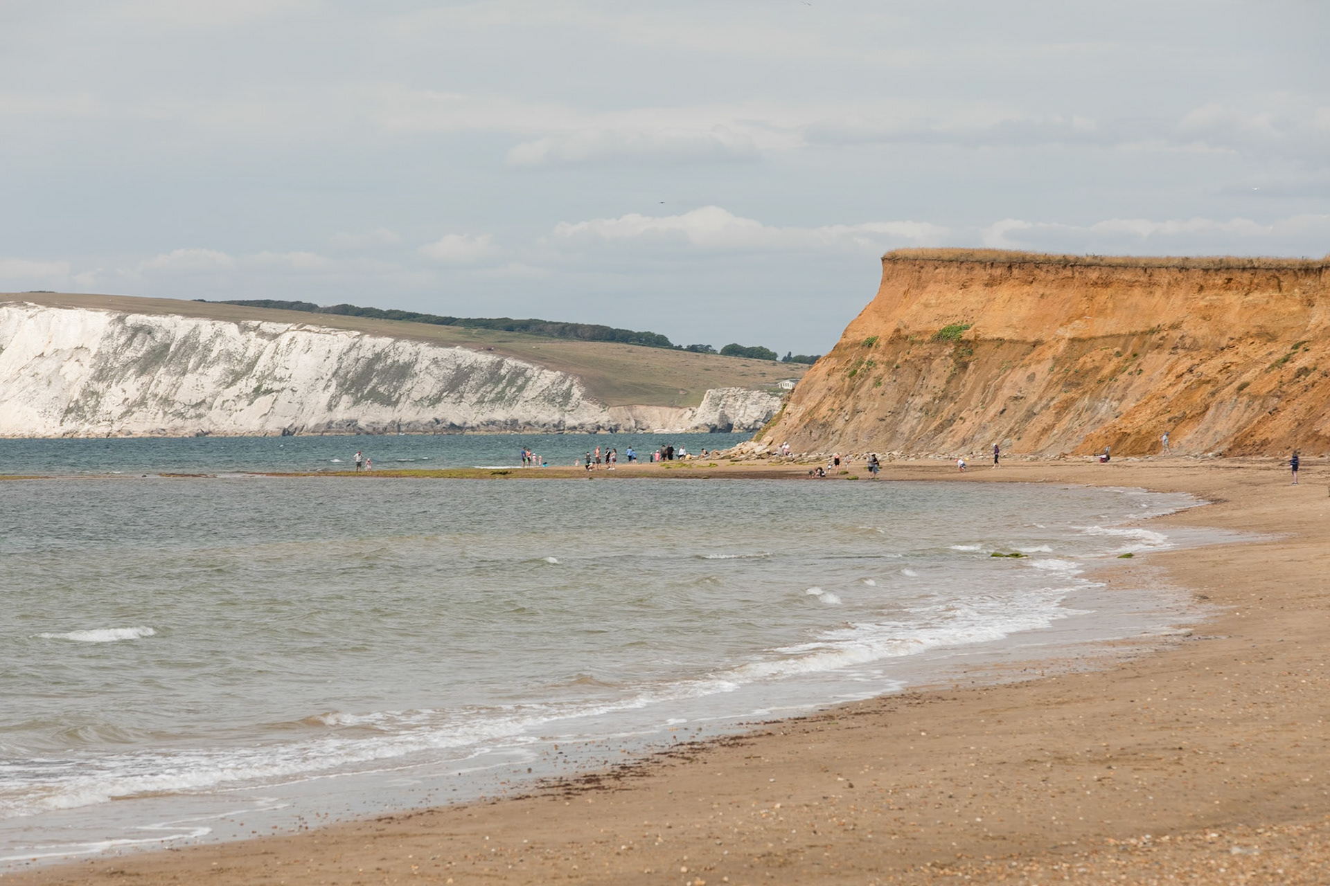 Brook beach where many nurdles are found under the sand