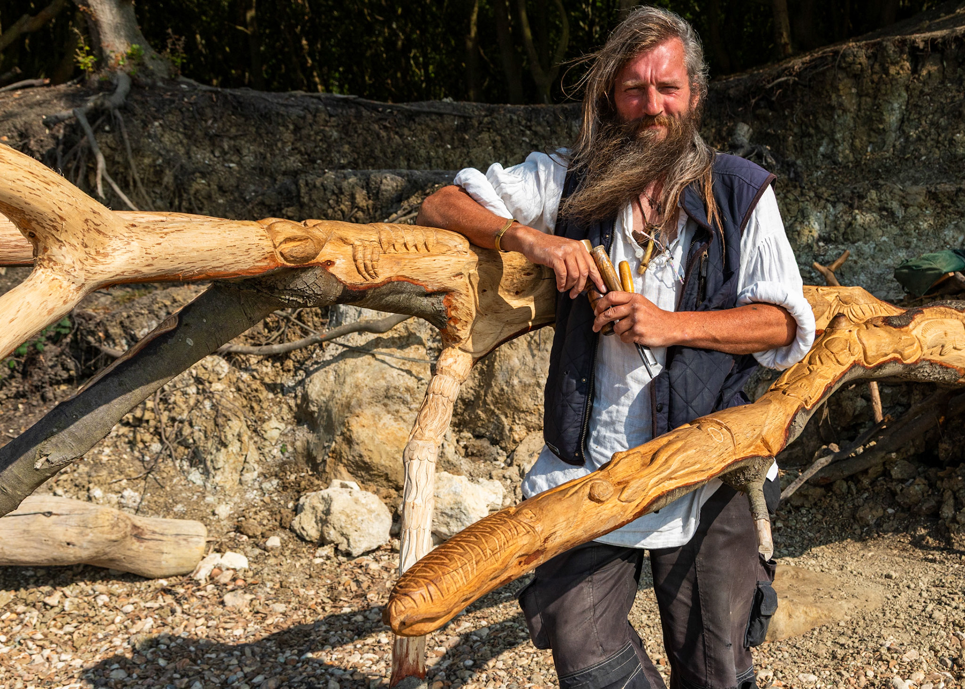 David Wallace at Fort Victoria Country Park