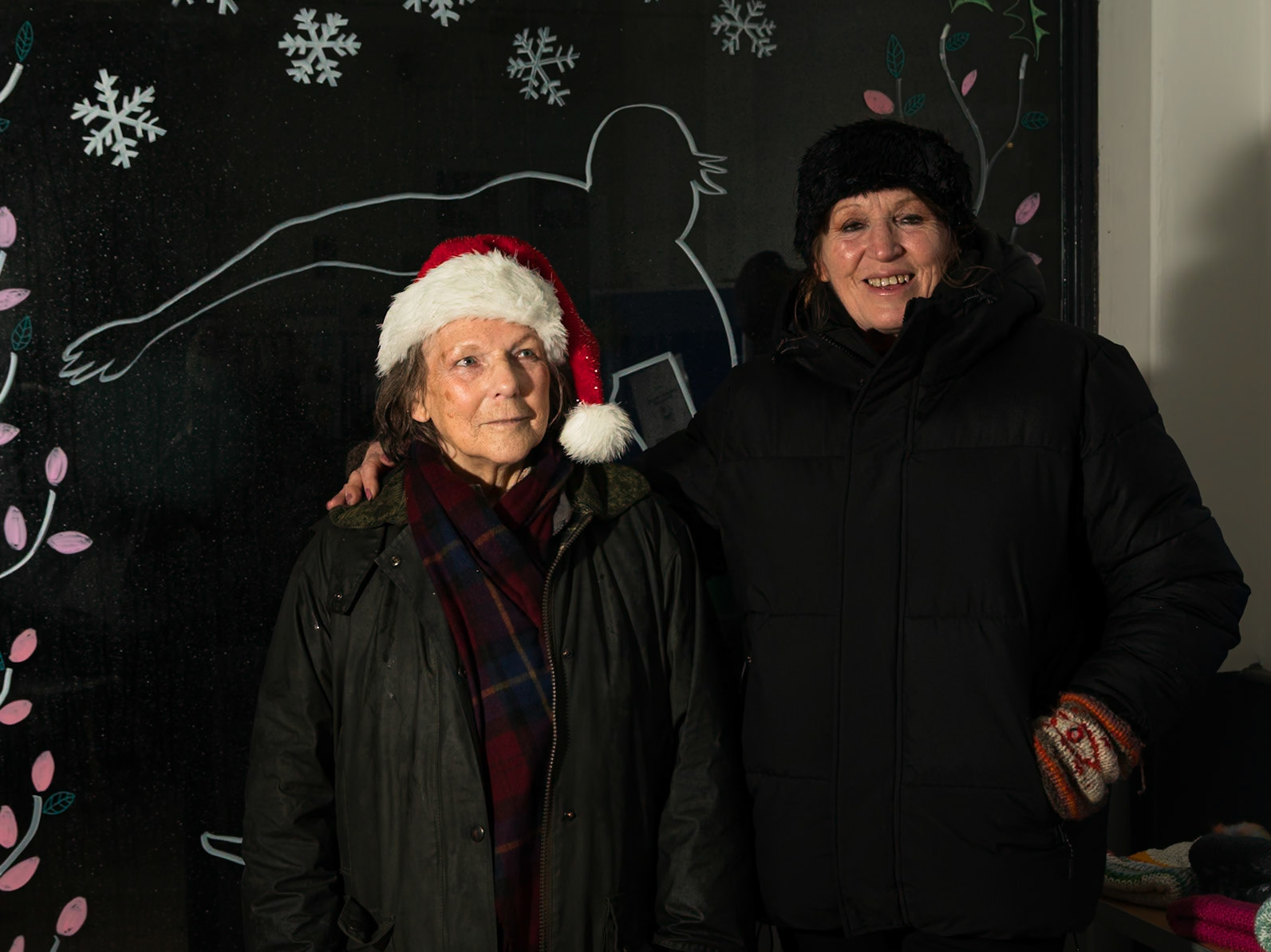Frances and Becca, Freshwater Parish Council, two of the many organisers of the Open Evening