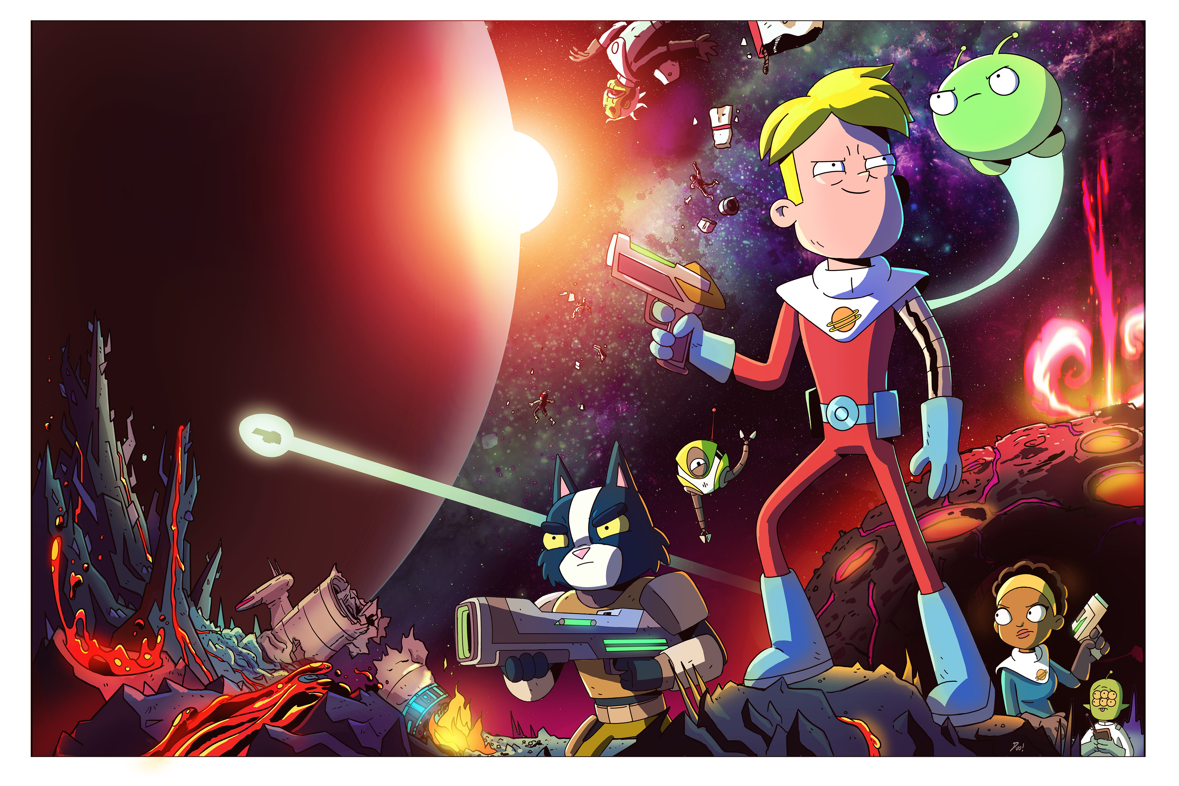 Final Space Animation Poster - Diamond Painting 