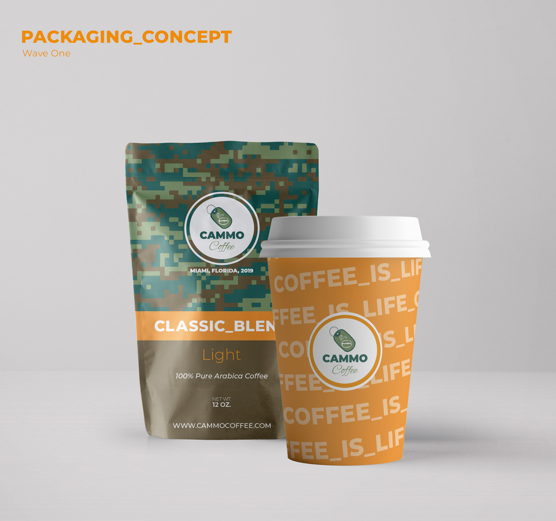 Erik Soriano Miami - Cammo Coffee Branding