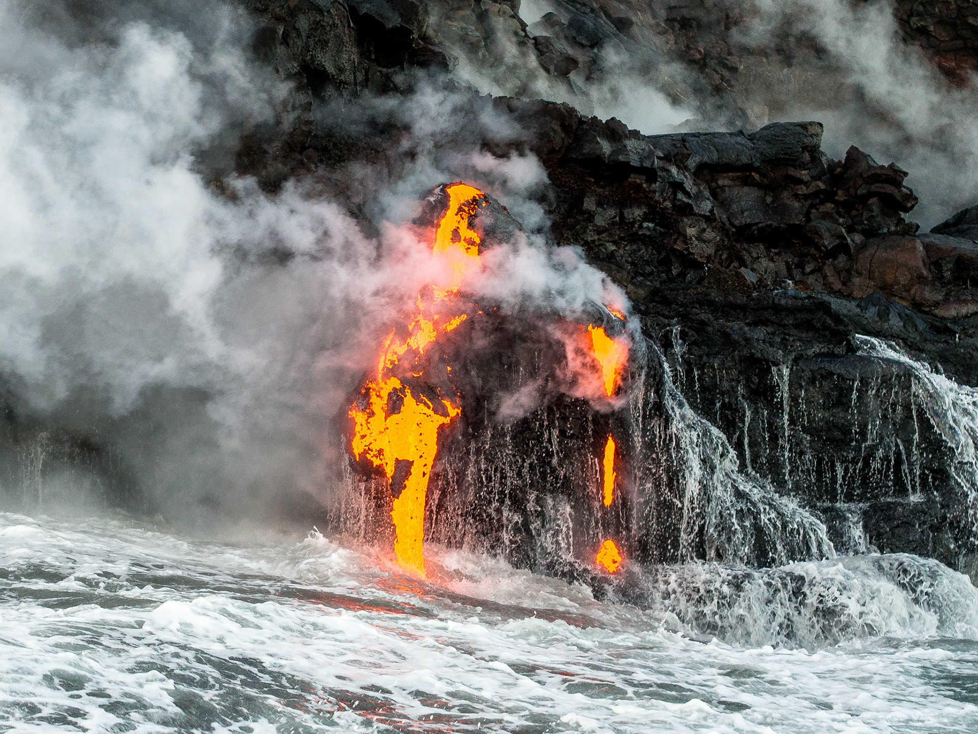 Lava del Pu'u 'Ō'ō vent