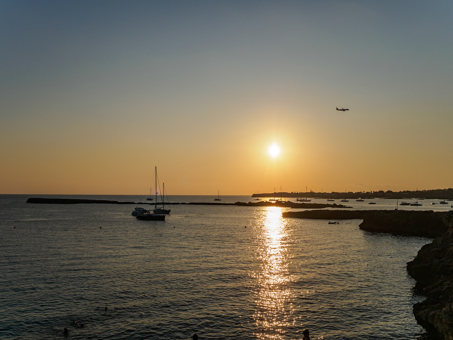 Atardecer en Binibeca