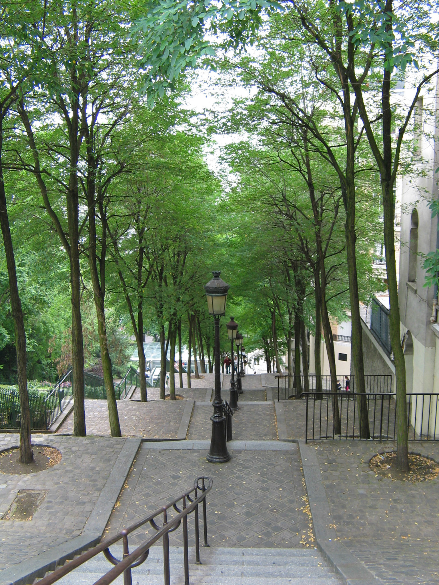 Escaleras al Sacre Coeur