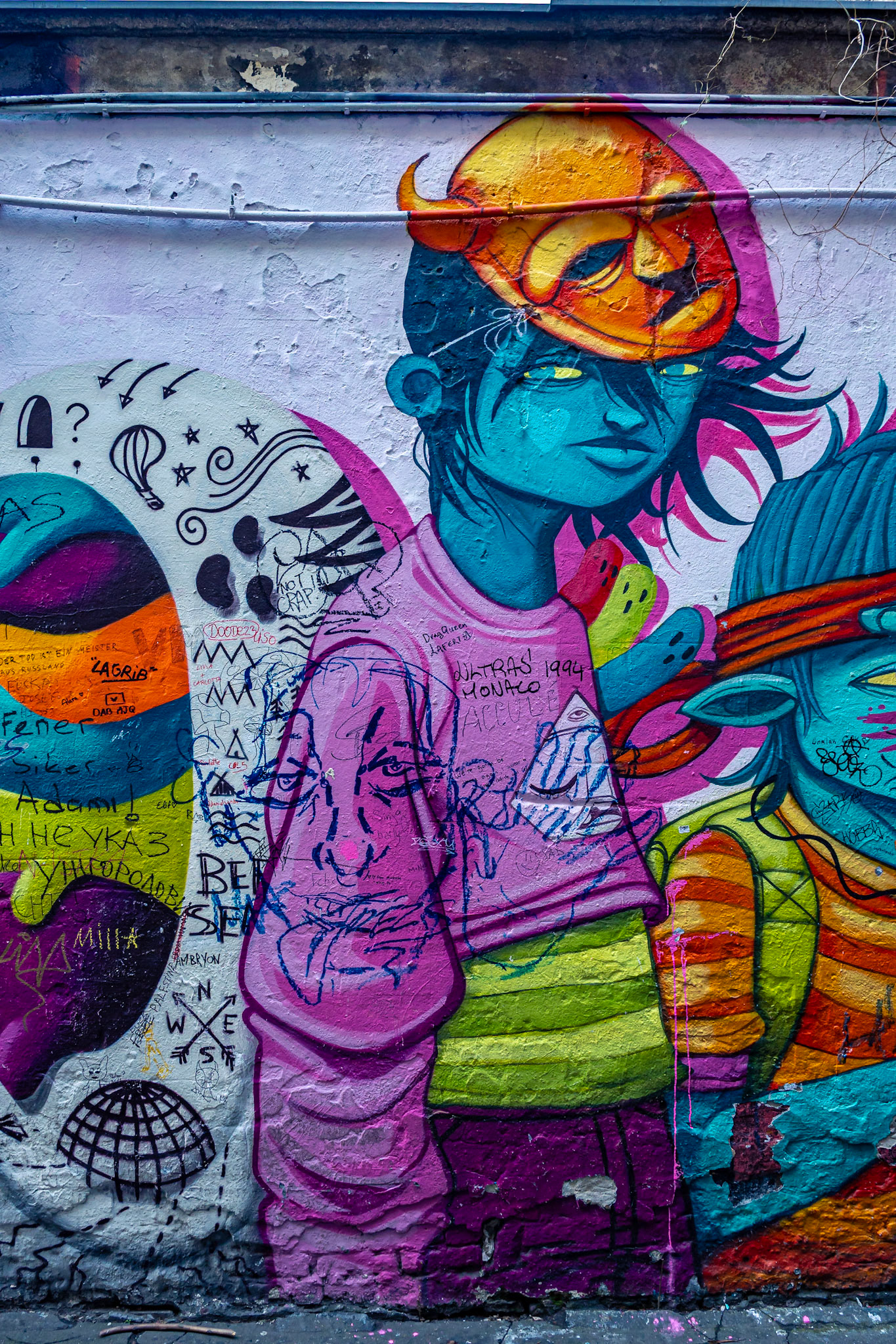 Grafitti en Hackesche Höfe