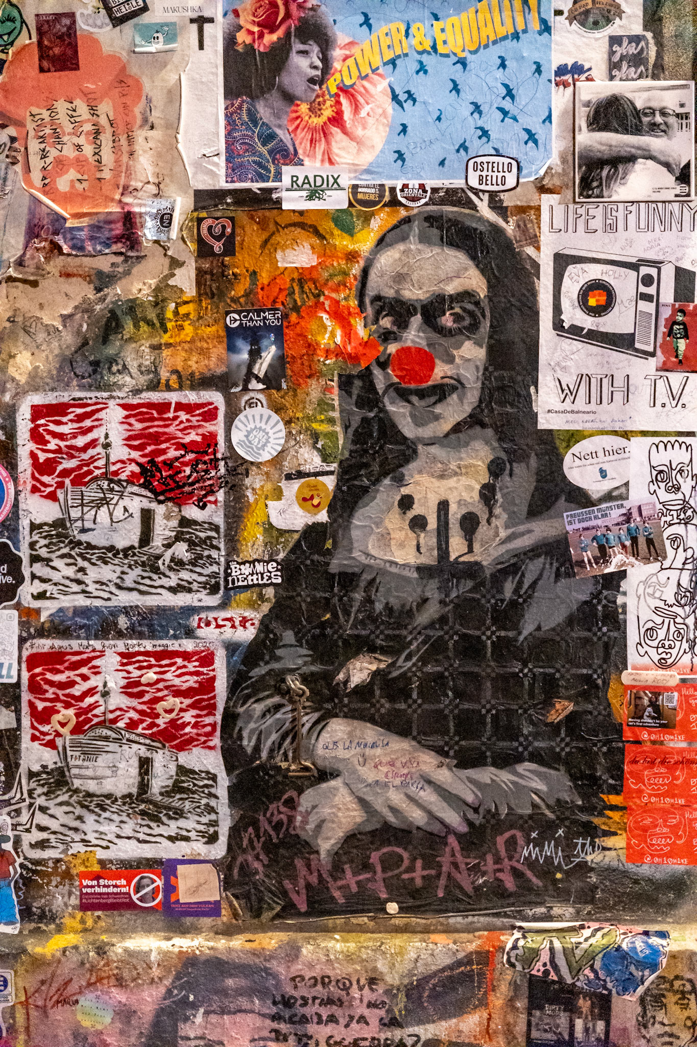 Grafitti en Hackesche Höfe