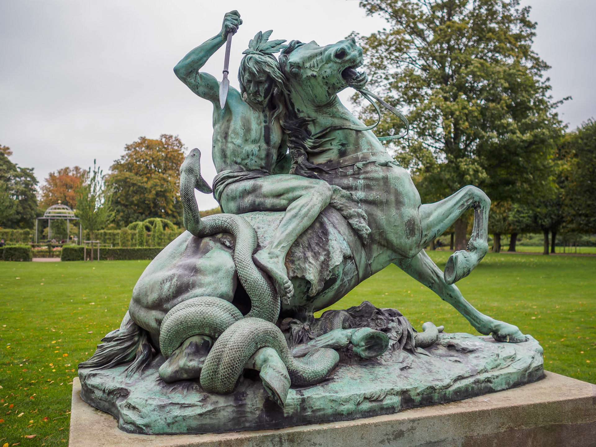 Estatua en el Palacio de Rosenborg