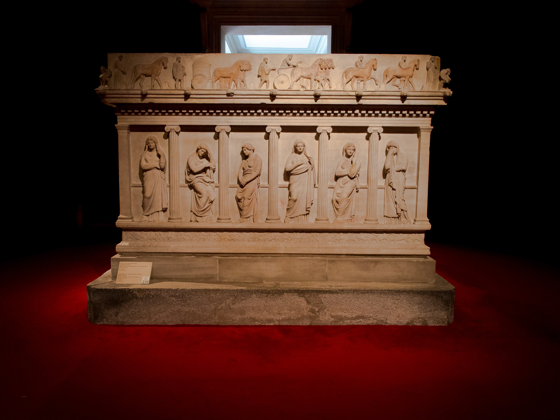 Sarcófago en el Museo Arqueológico