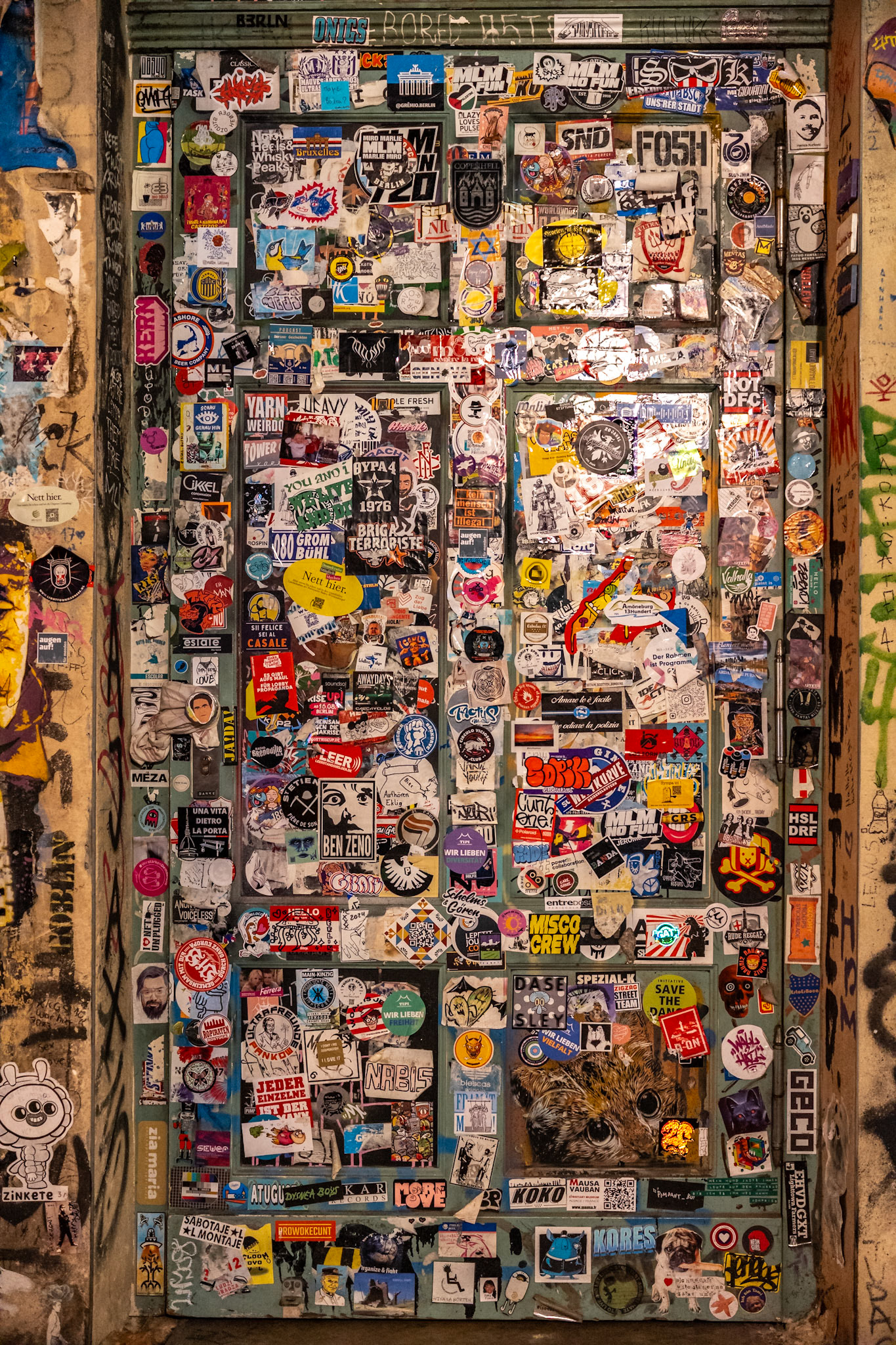 Grafitti en Hackesche Höfe