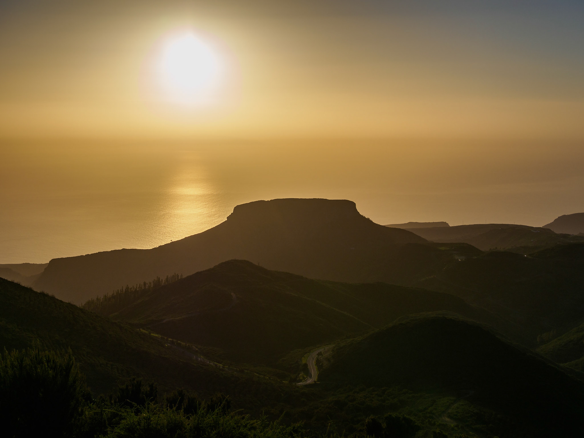 Vista desde el Alto de Garajonay