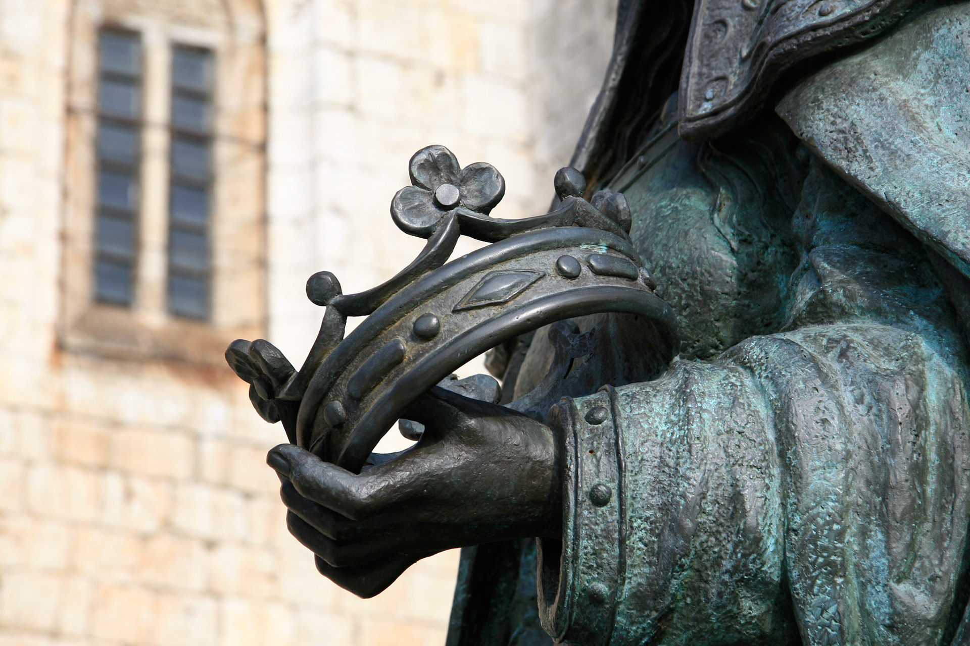 Estatua de Juana I (detalle)