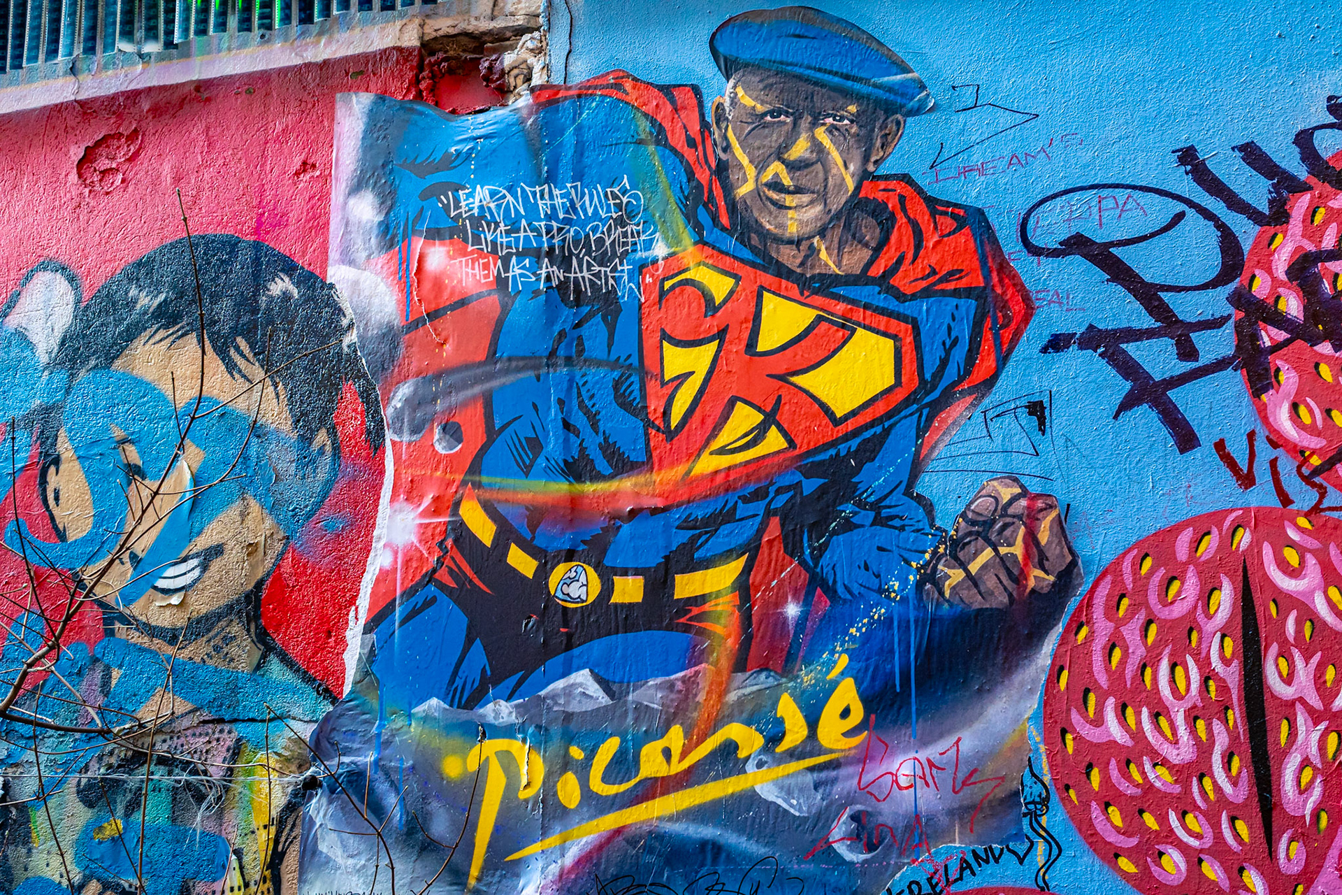 Grafitti en Hackesche Höfe