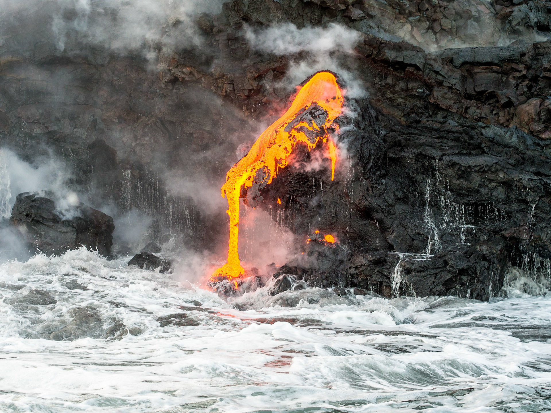 Lava del Pu'u 'Ō'ō vent