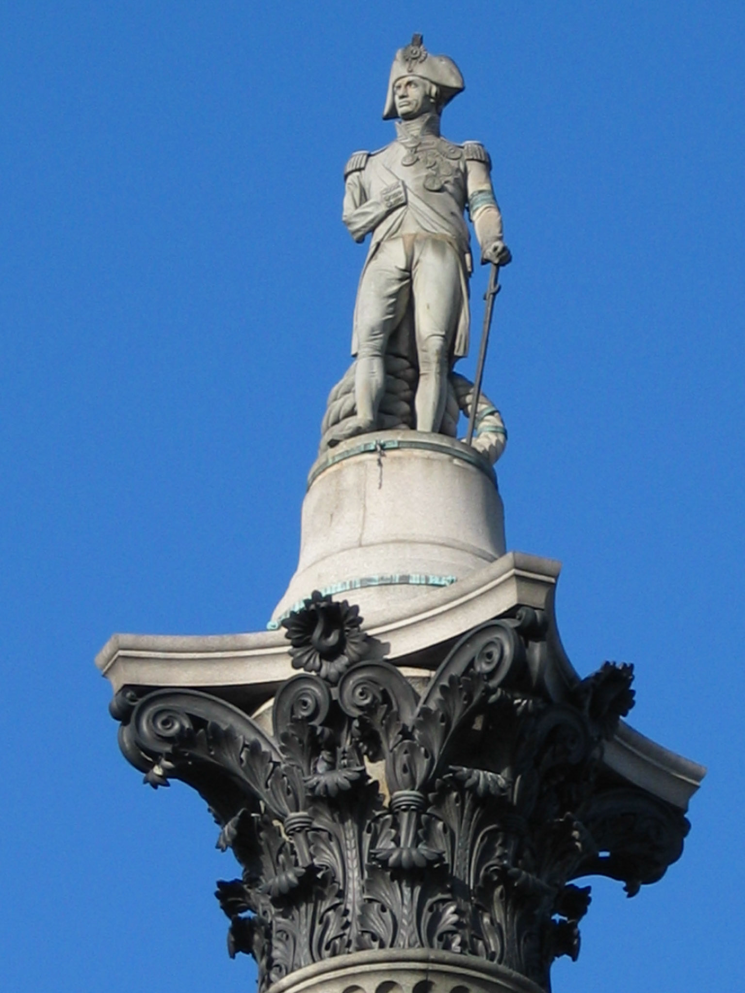 Nelson Statue en Trafalgar Square