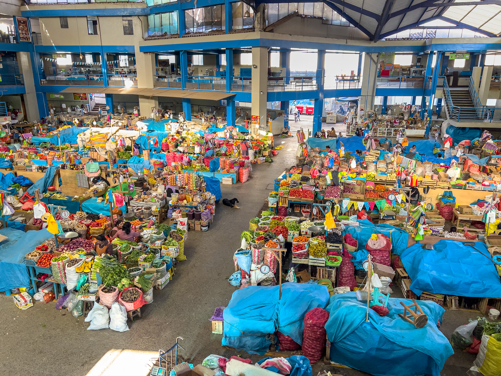 Mercado en Urubamba