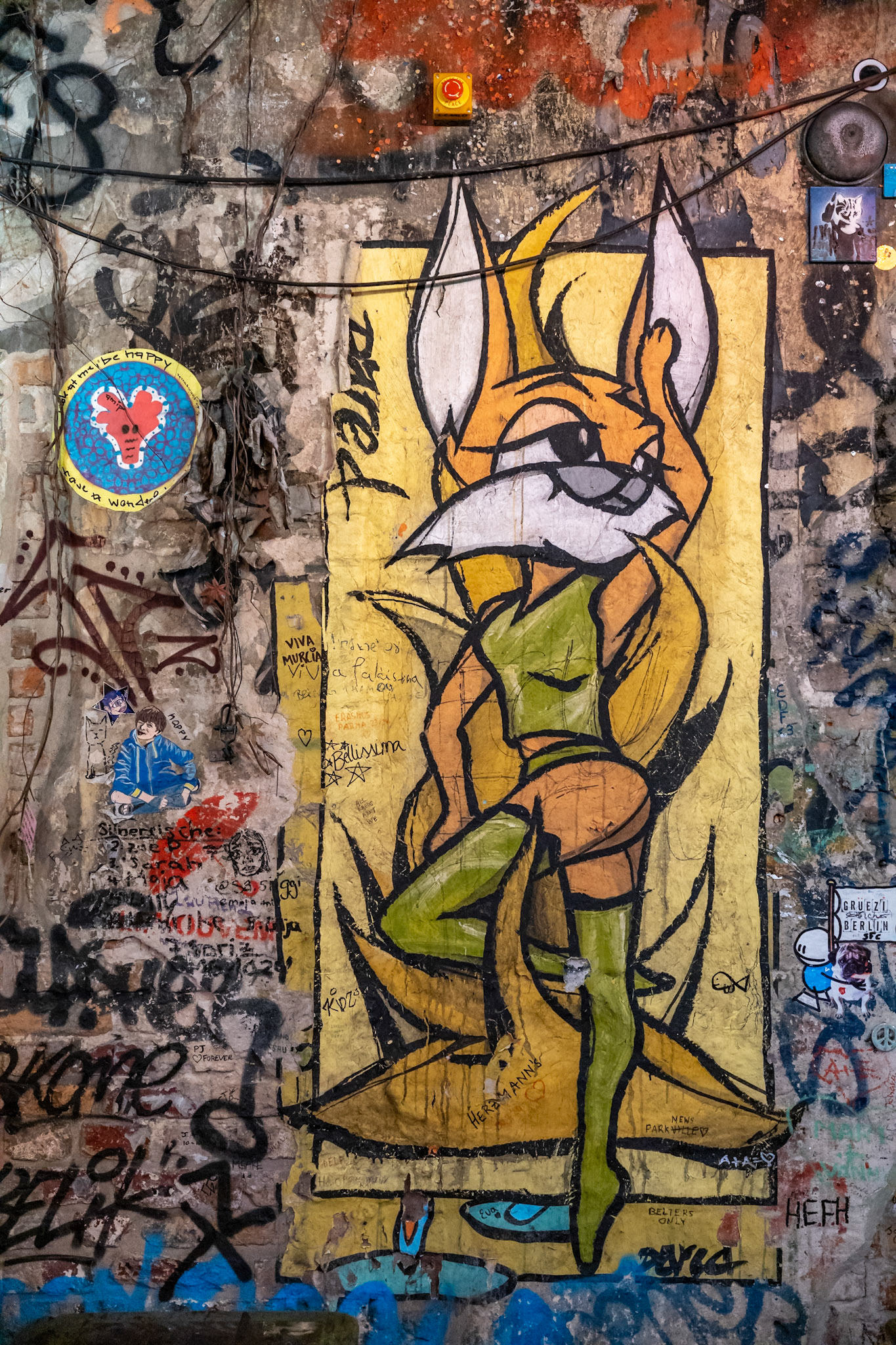 Grafitti en Hackesche Höfe