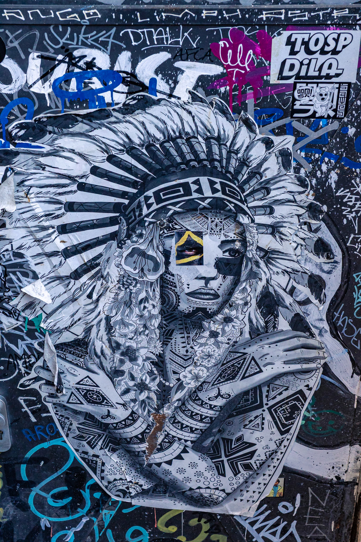 Grafitti en Hackesche Höfe