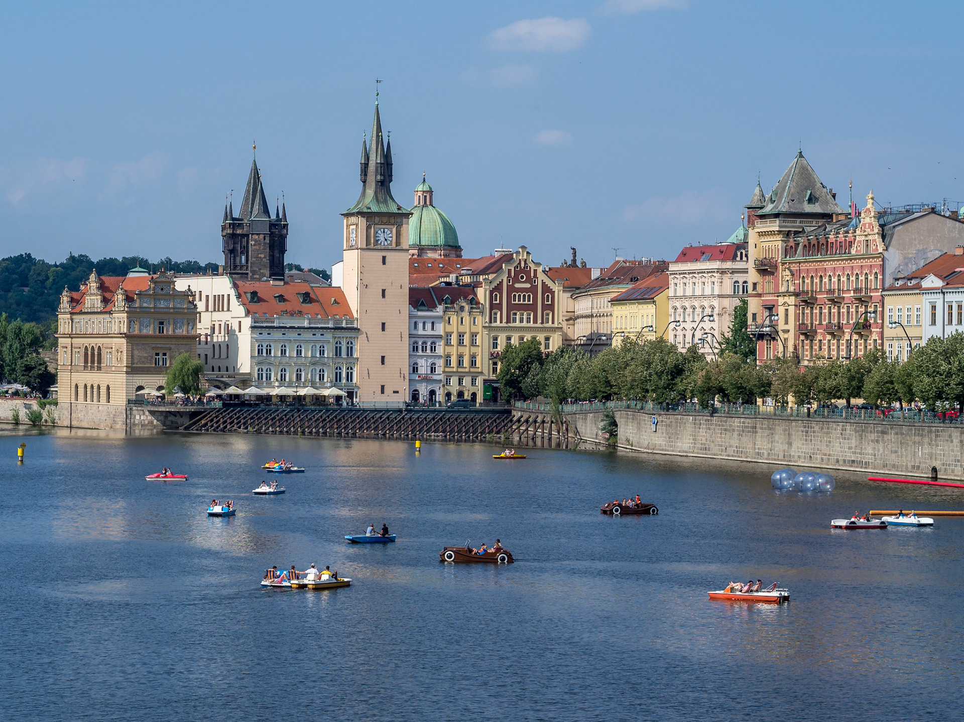 Panorámica desde el Puente de Carlos