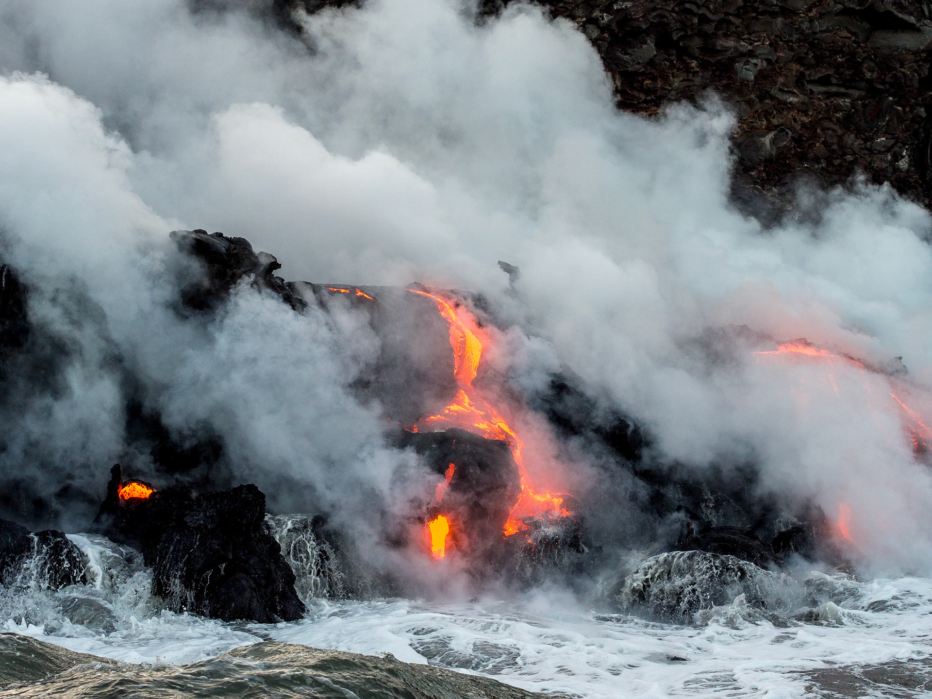 Lava del Pu'u 'Ō'ō vent