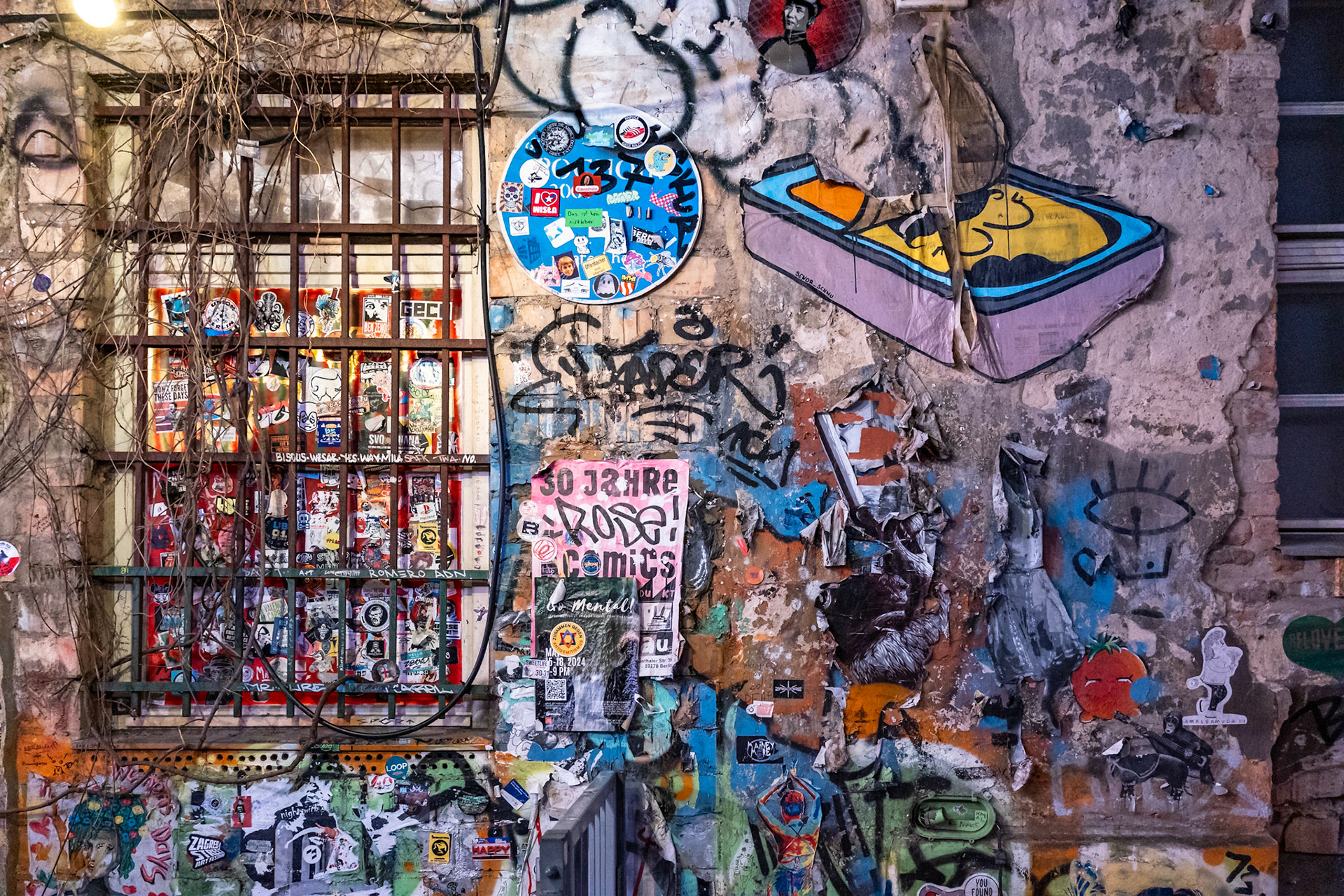 Grafitti en Hackesche Höfe