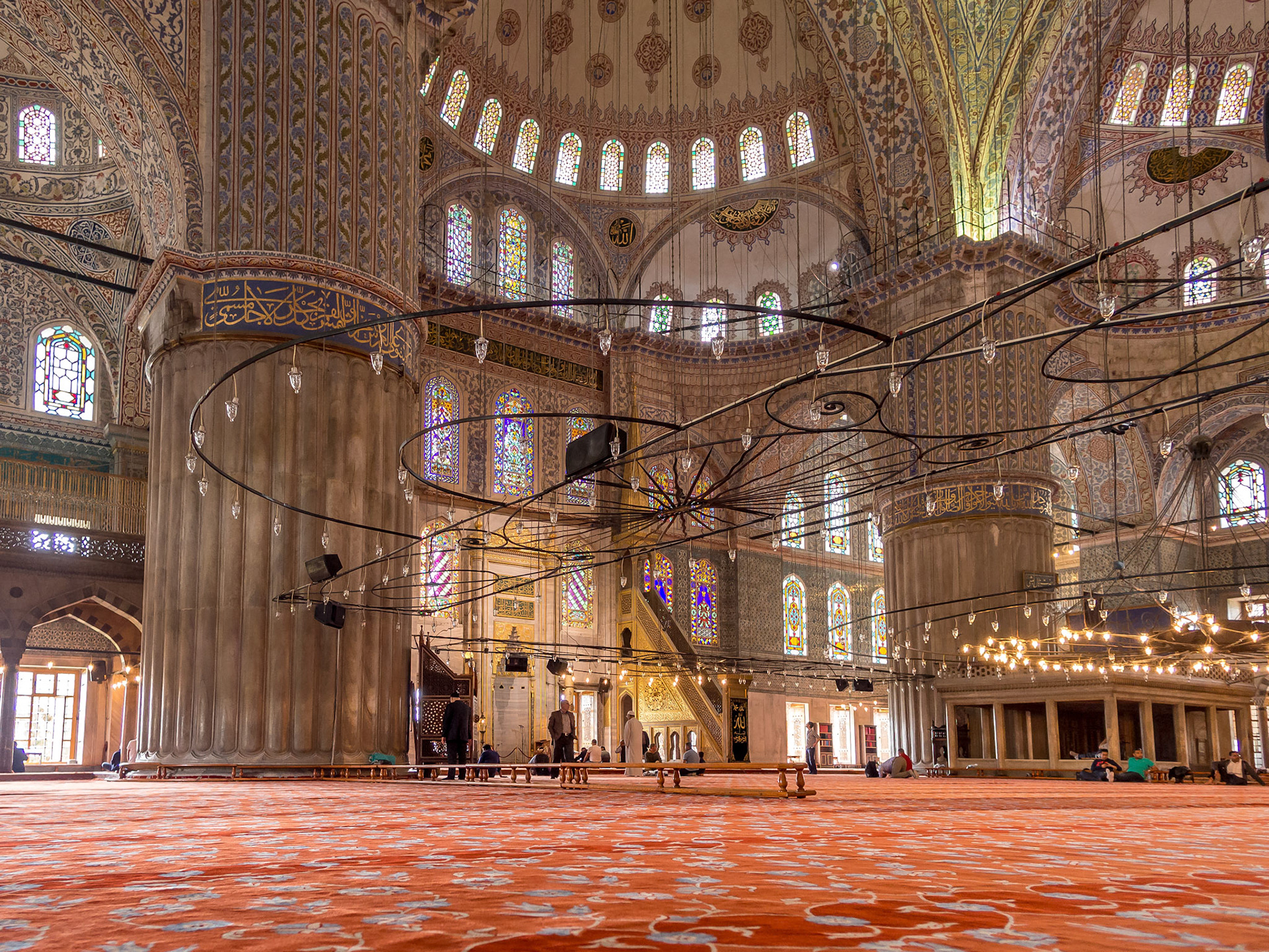 Mezquita Azul (interior)