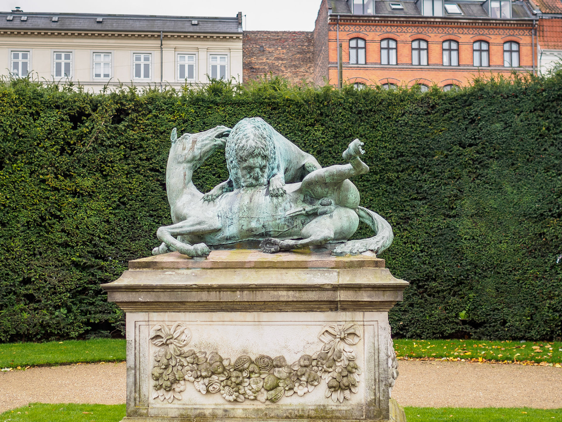 Estatua en el Palacio de Rosenborg