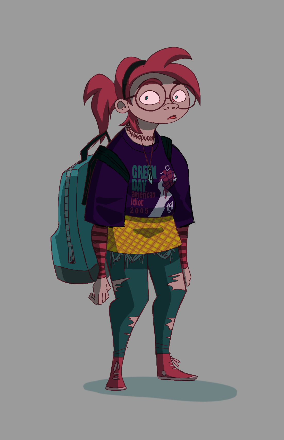 "Mid Aughts Green Day Fan Design"