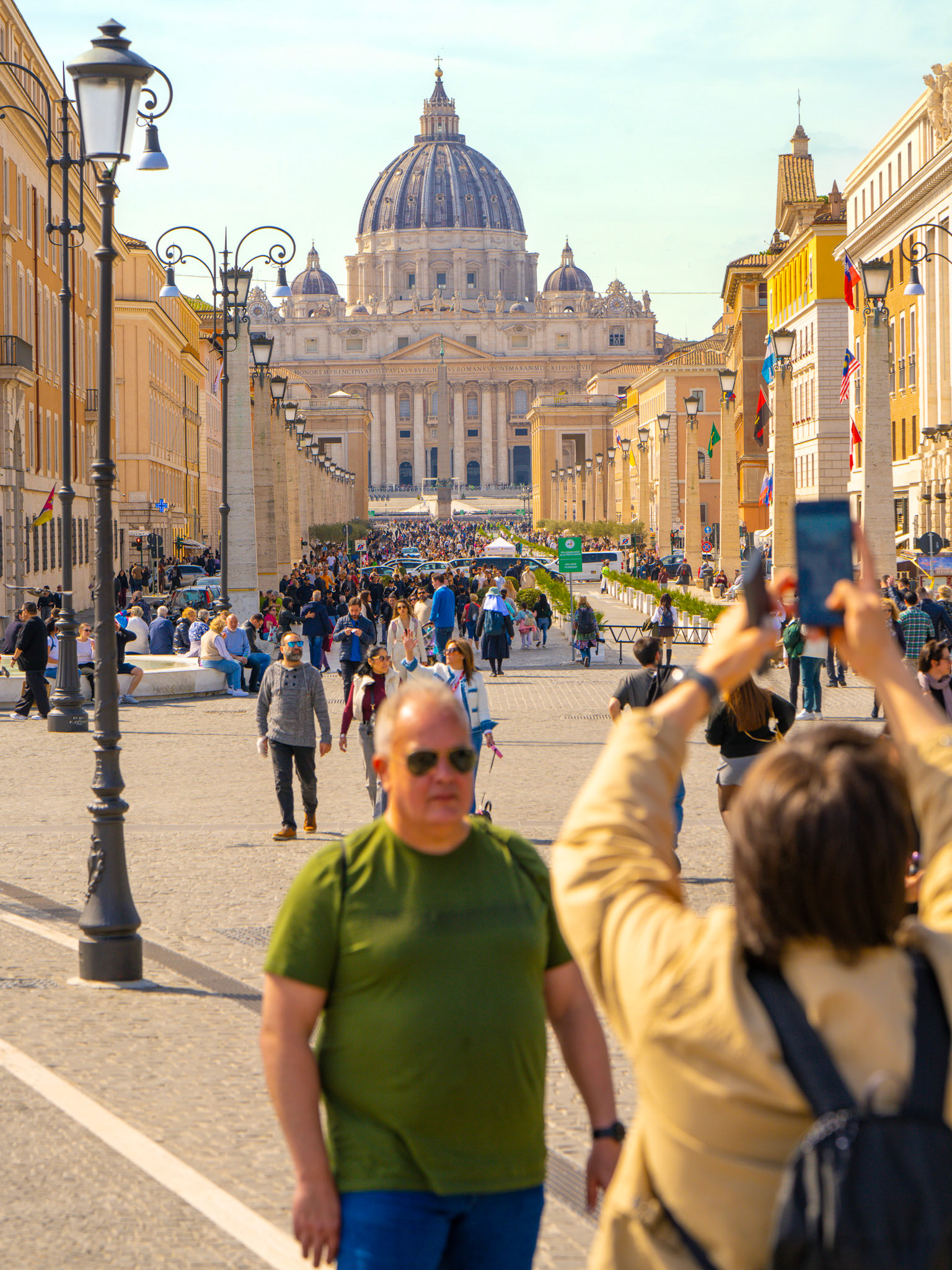 Infront of St. Peter's Basilica