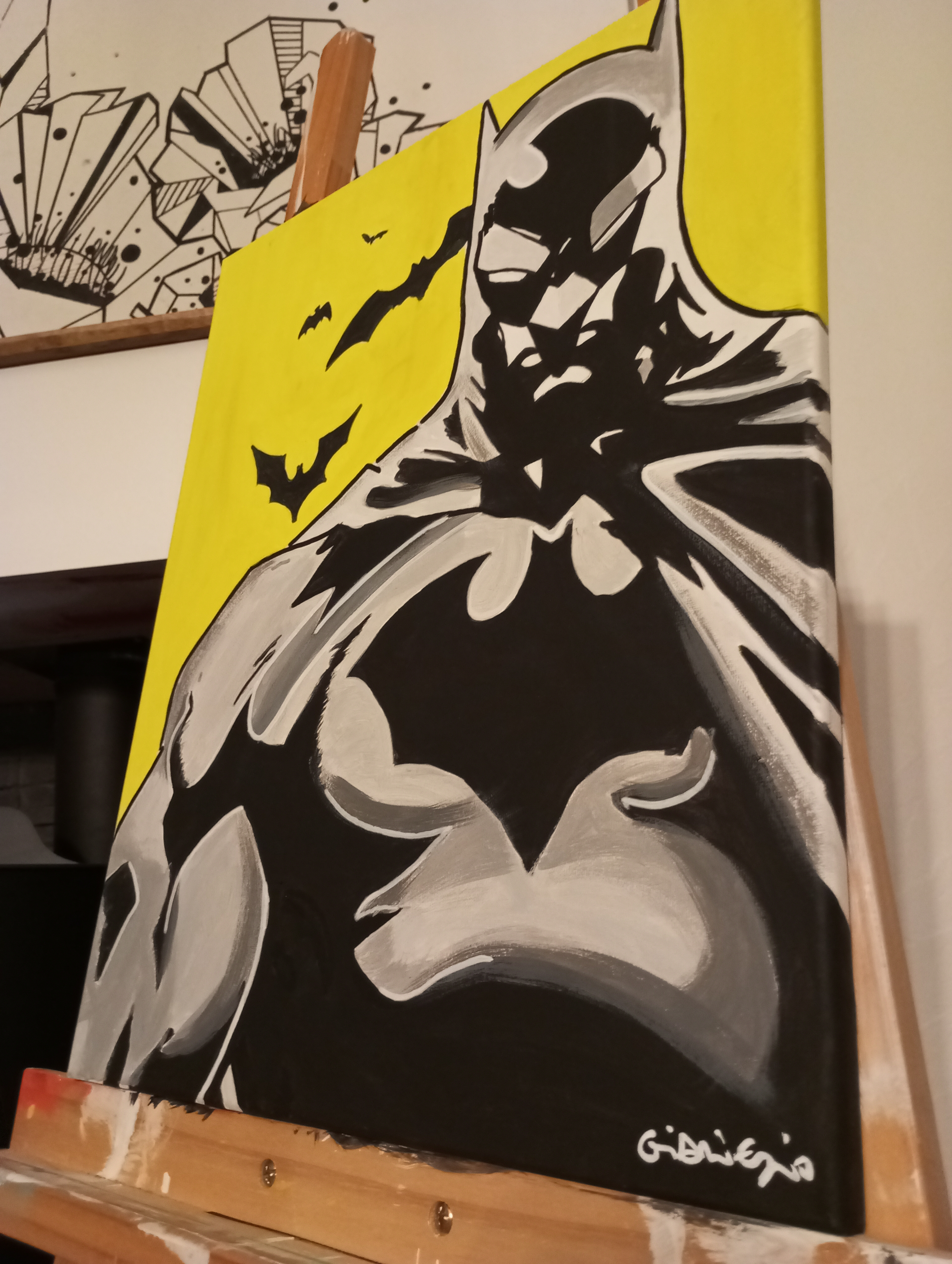 BATMAN - Acrylique & Posca