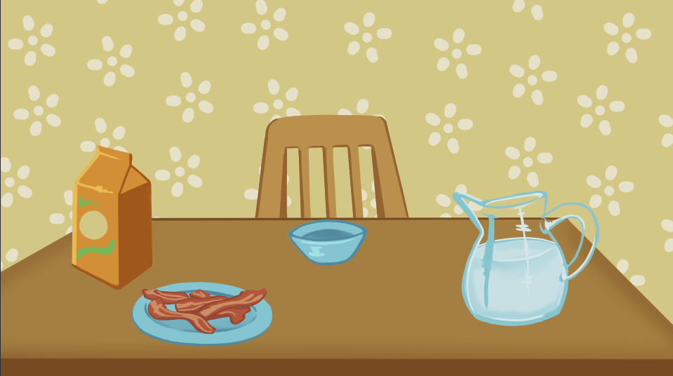 Background for a video about brushing teeth.