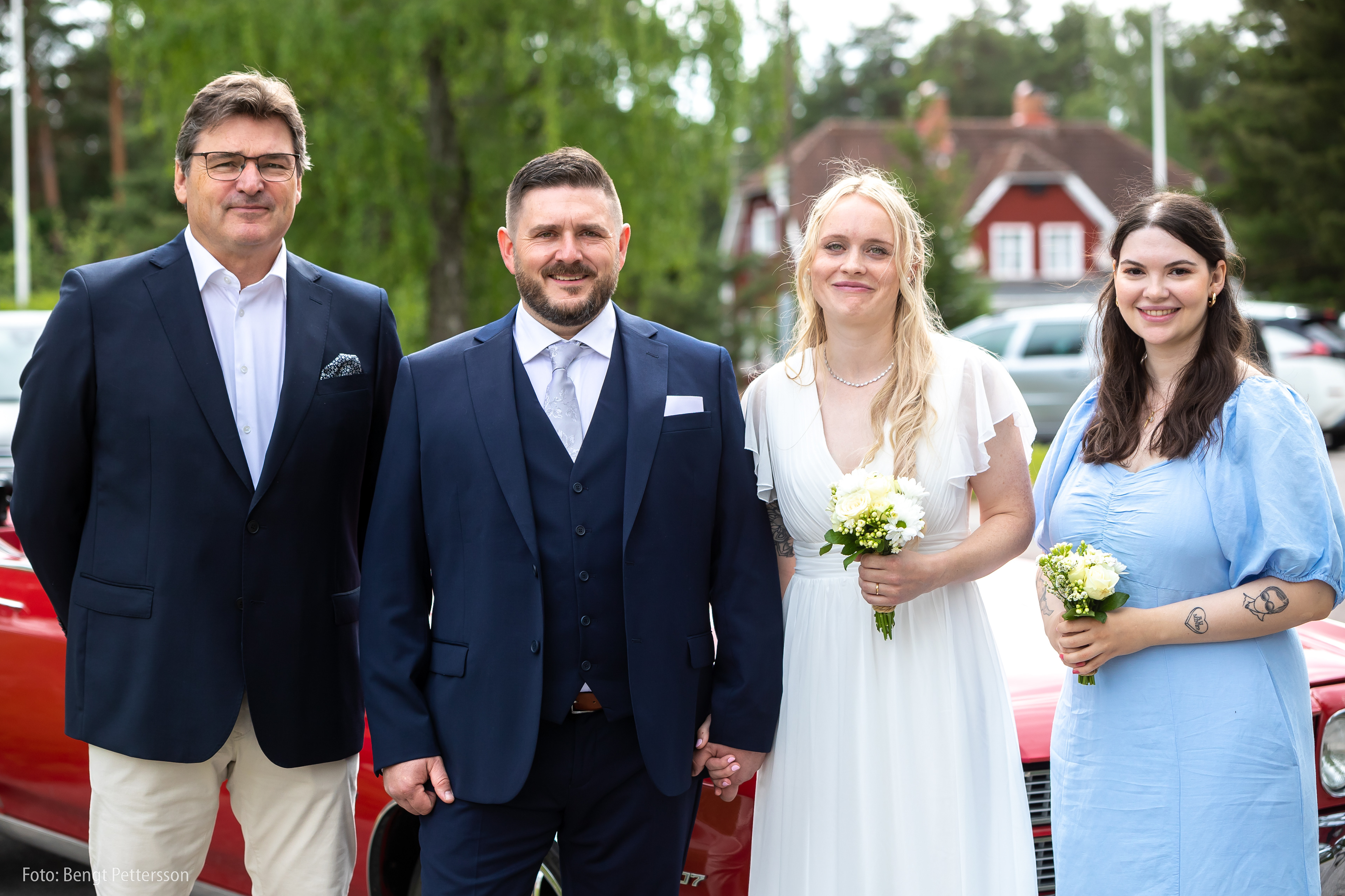 Anders Lindström gifte sig med Josefin i Hosjö Kyrka