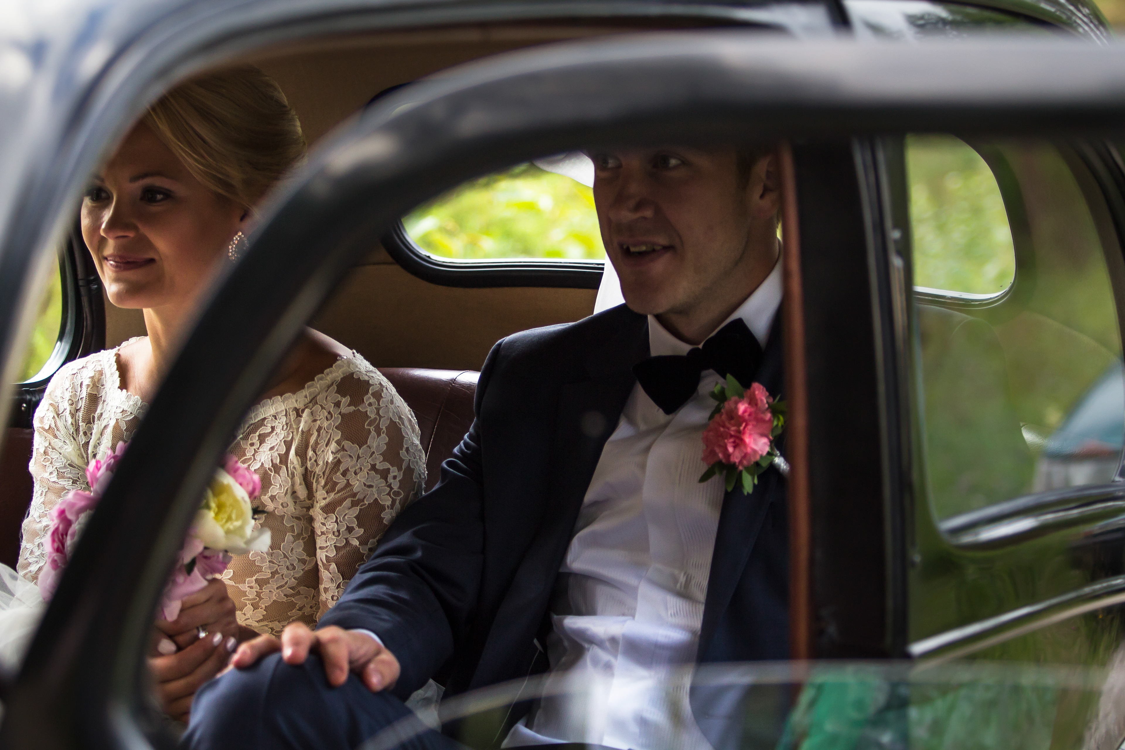 Maja & Jonas i veteranbil