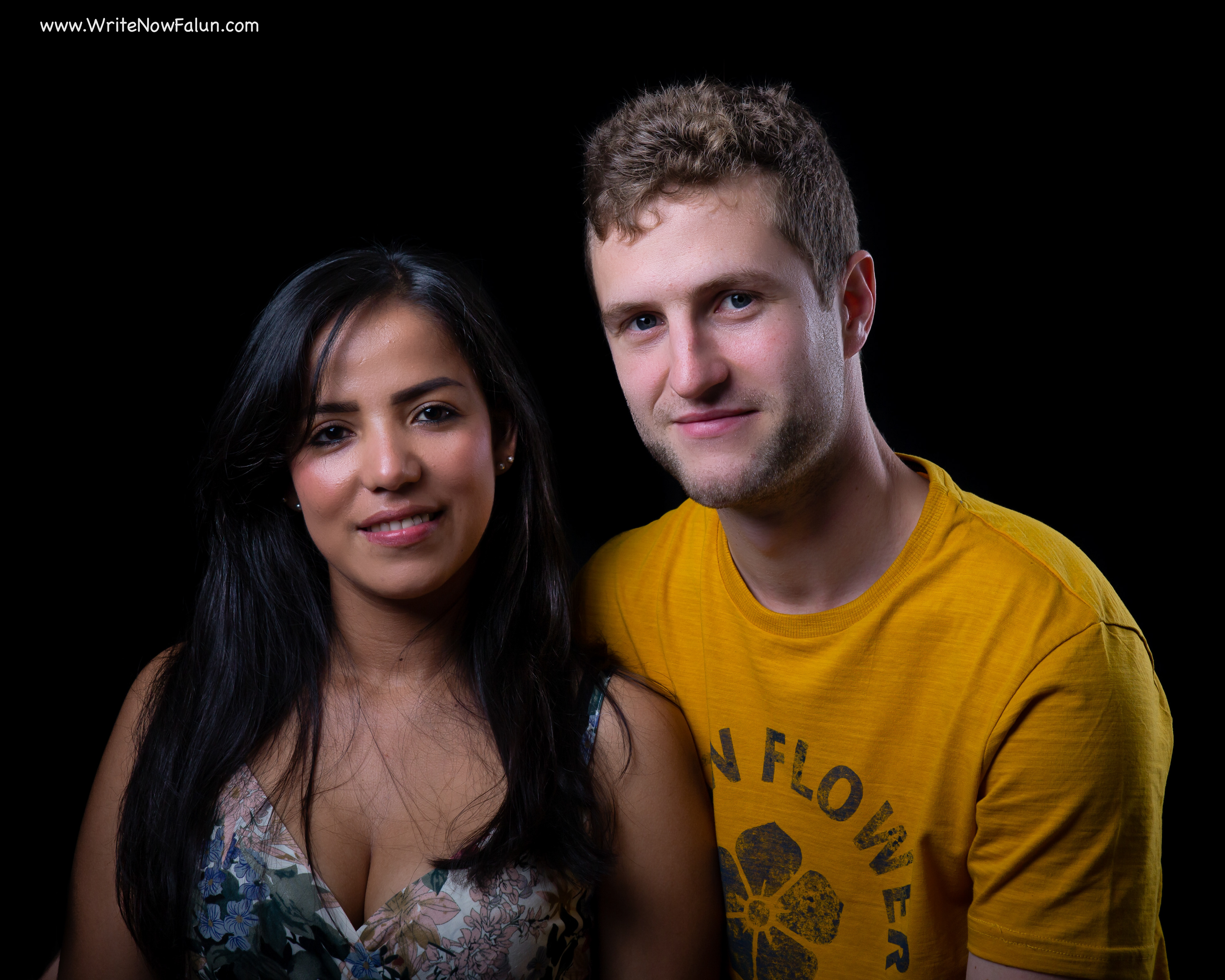 Dovannia & Filip July 2019 in my studio.