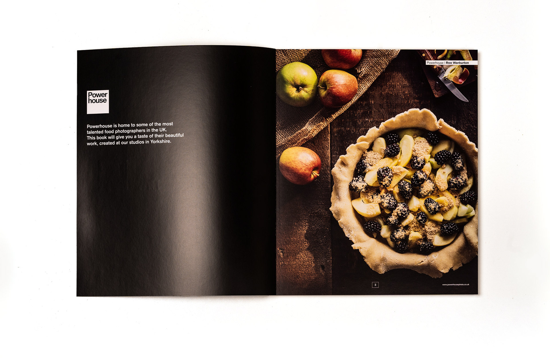photography book spread
