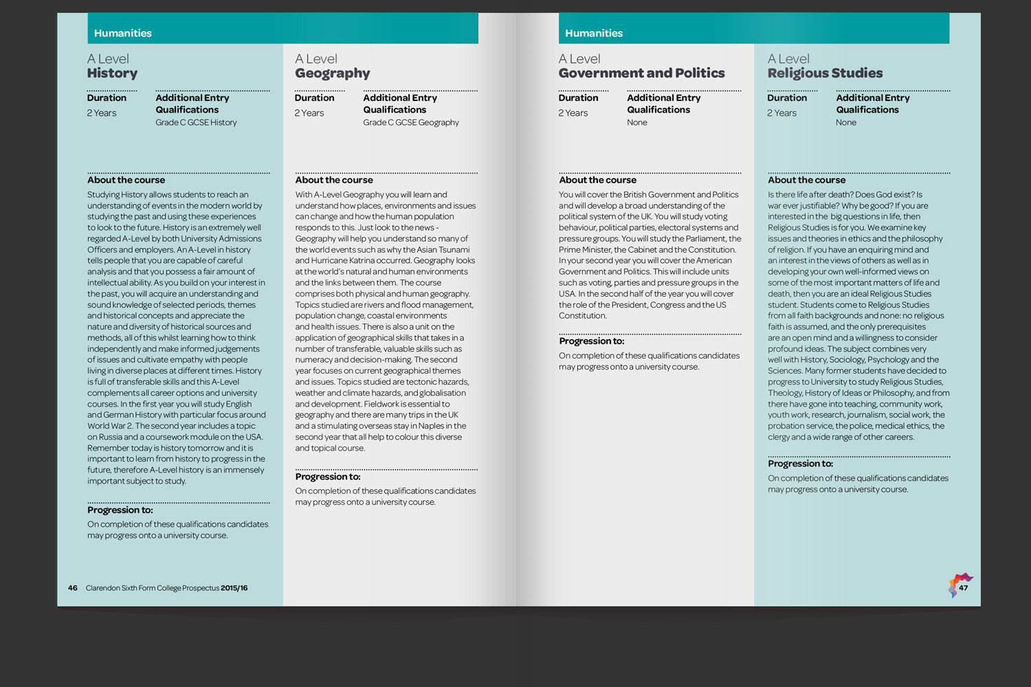 College Prospectus Design 5