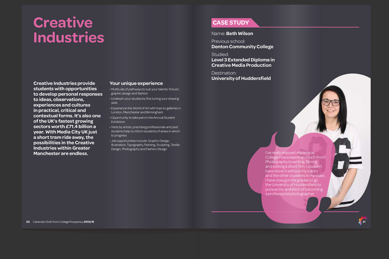 College Prospectus Design 4