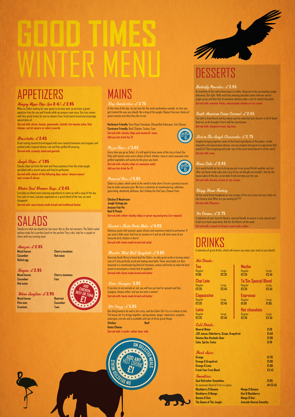 Menu Graphic Design