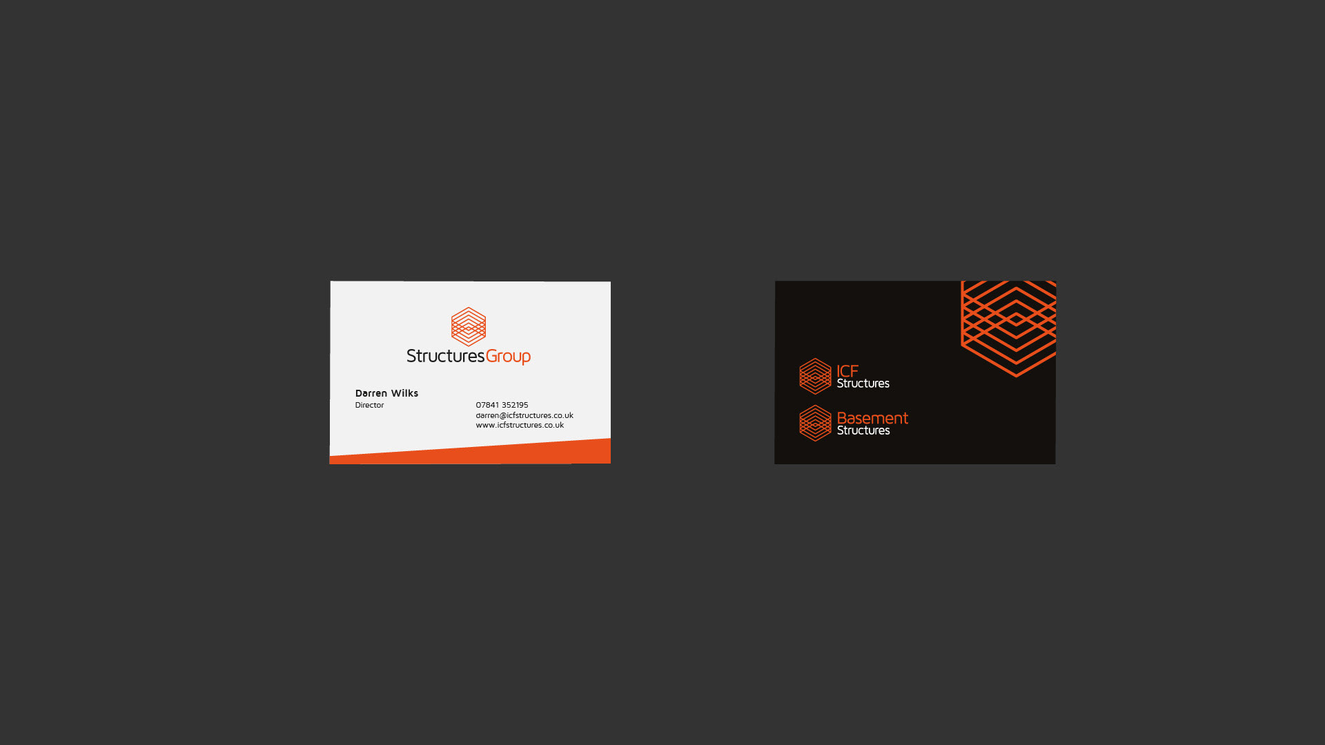 Business Card Design Structures Group