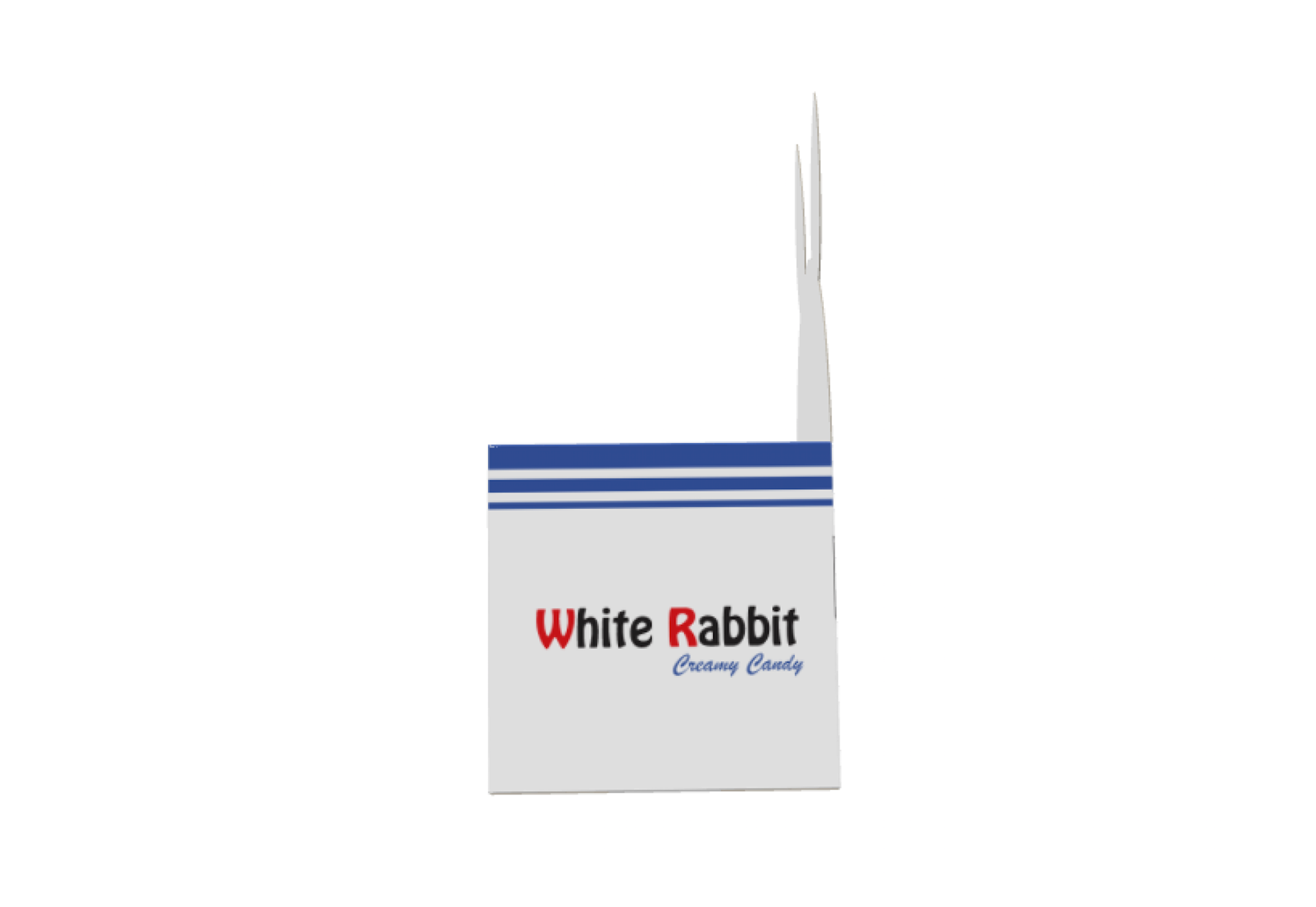 White Rabbit Creamy Candy logo and branding view
