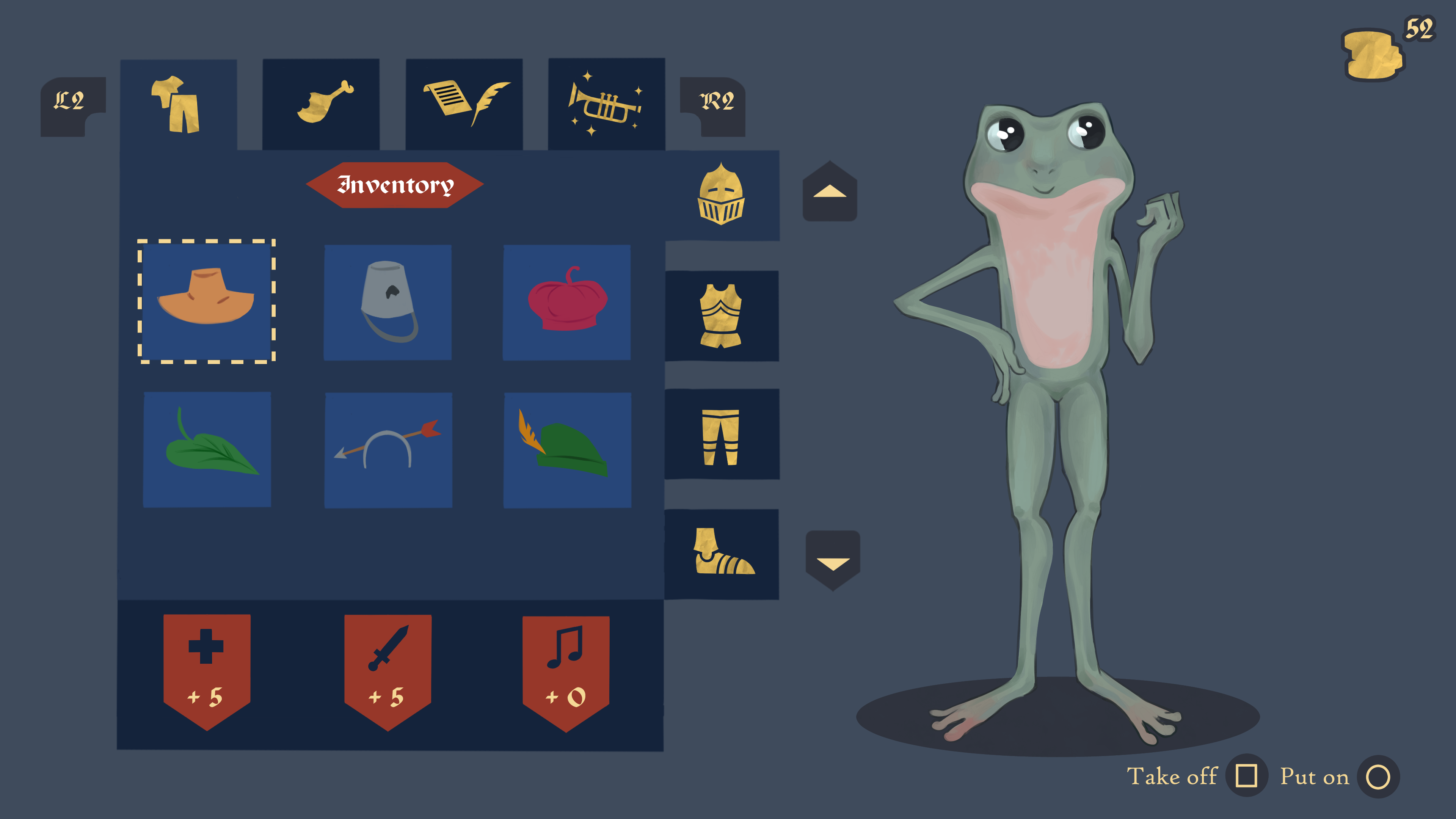 UI concept art for Melodia video game, Clip Paint Studio, October 2021
