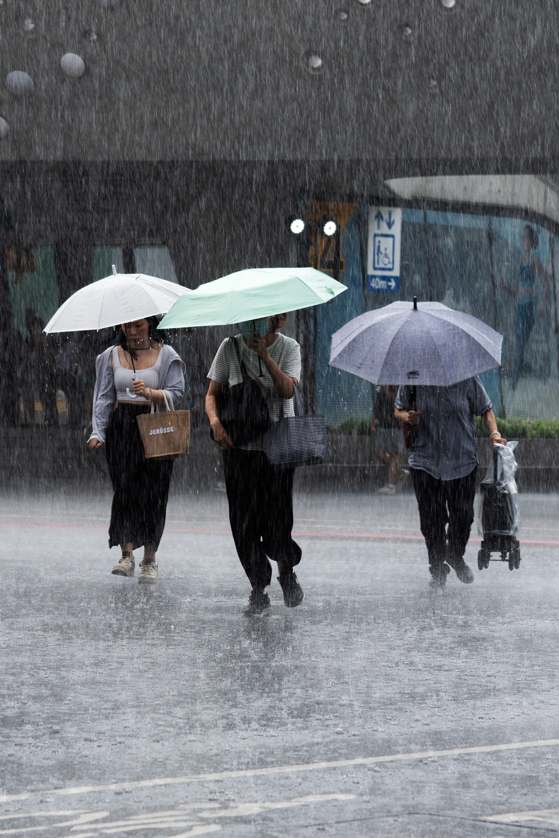 summer rainfall in Taipei
