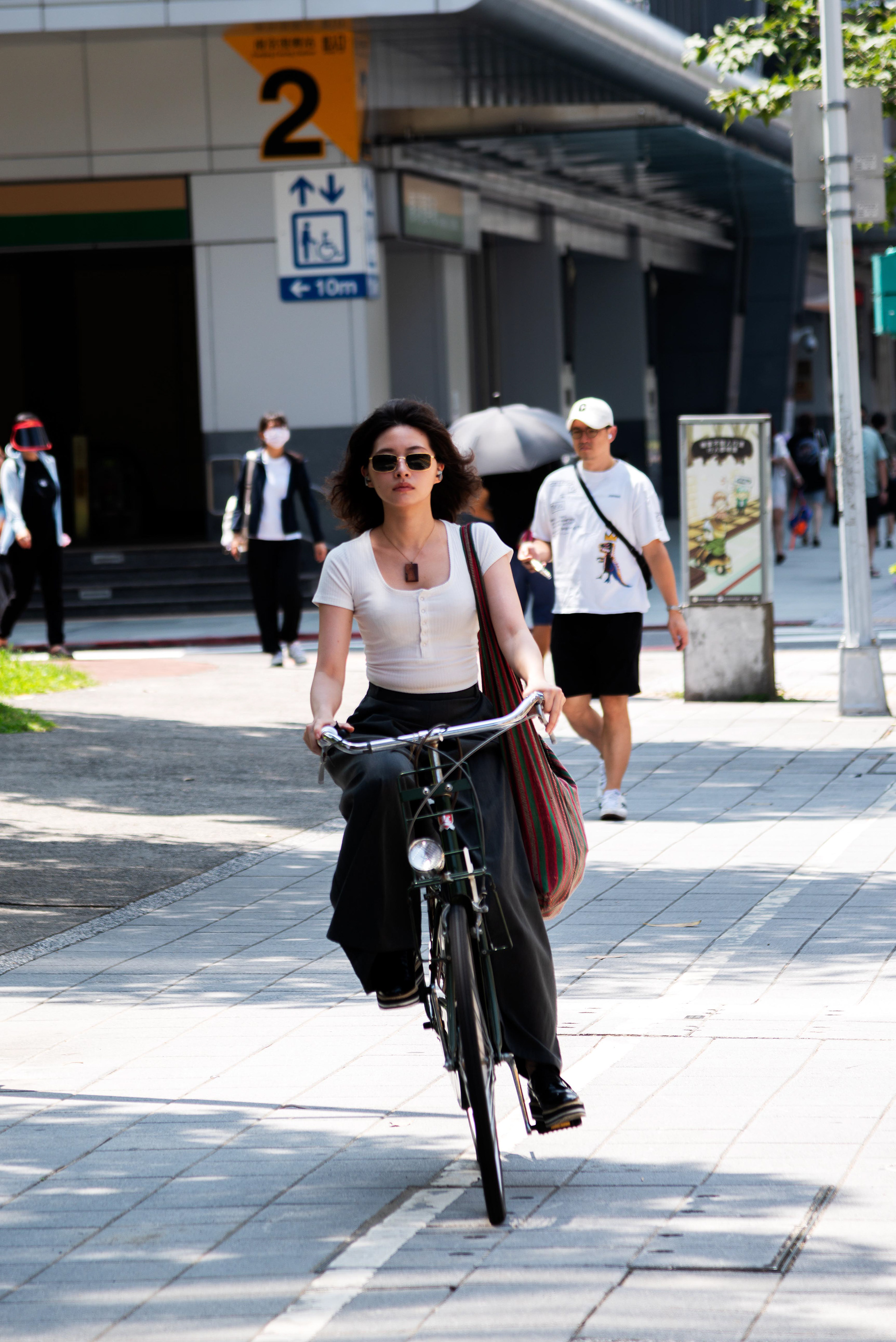 the bicycle is the traditional way people get around