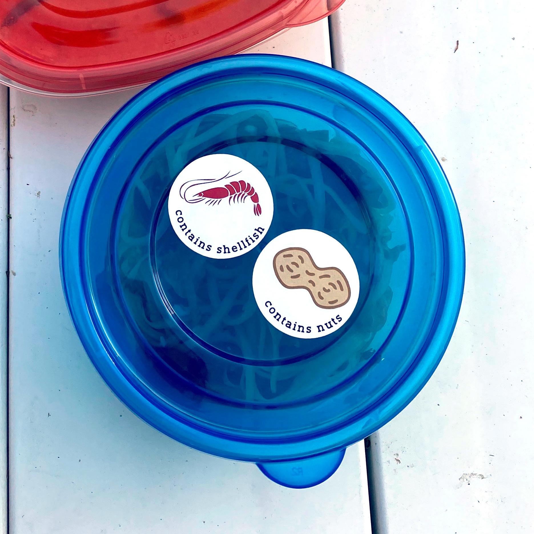 Custom Allergen Stickers